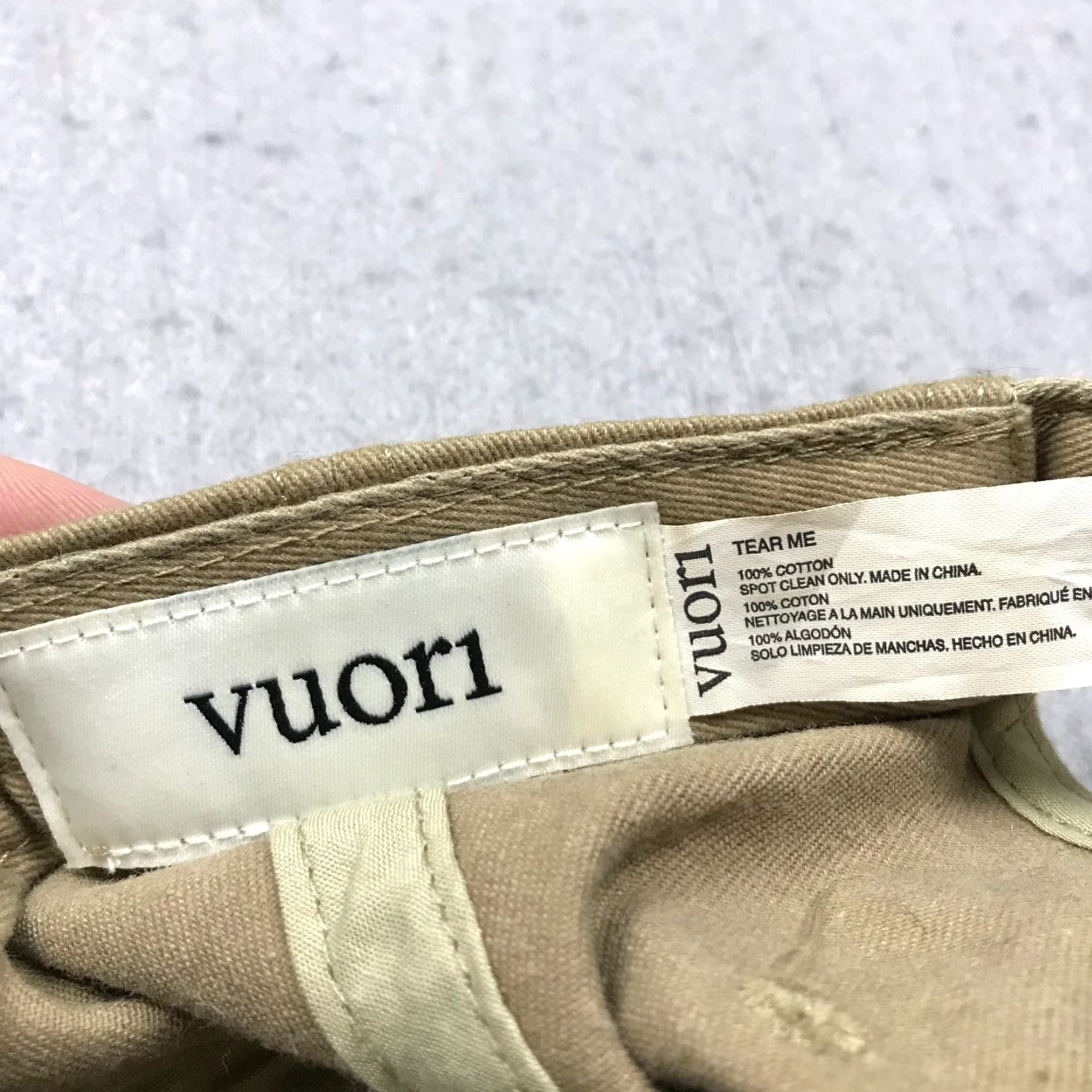 Vuori Vuori Hat Adult Brown Adjustable Dad Cap Cotton Baseball Cap Mens One Size Tan Beige Pattern Solid Style Baseball Cap Theme Dad Color Brown/ Tan Beige Size ONE SIZE - 5 Thumbnail