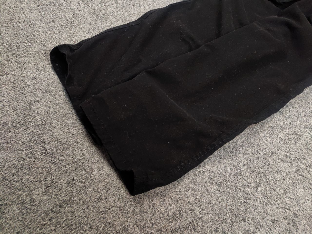 Japanese Brand Vintage Japanese Baggy Black Cotton Cargo Pants Y2K Style Size US 30 / EU 46 - 6 Thumbnail