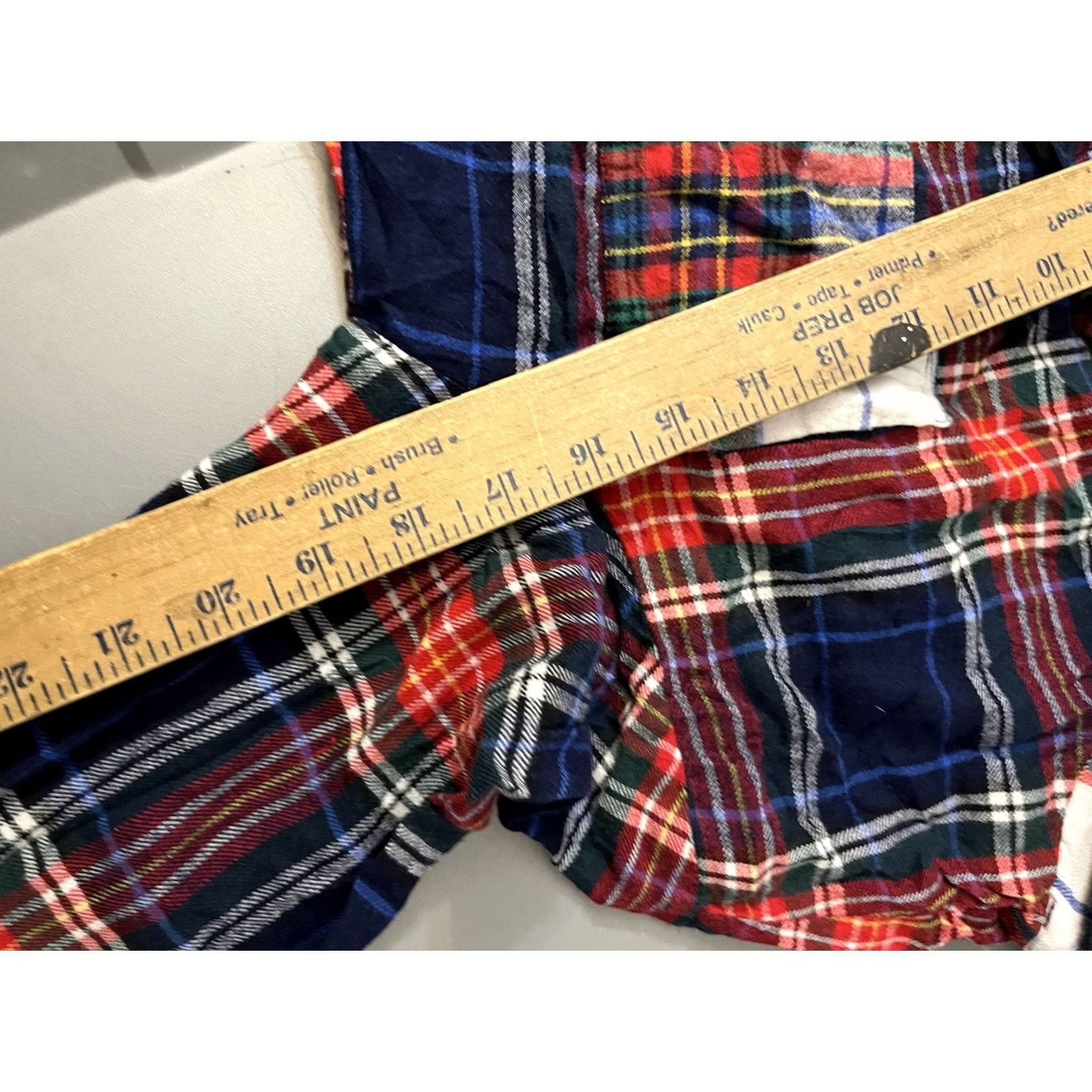 Gap Gap Pajama Shirt Top Multicolor Plaid Long Sleeve Pocket Button Collared Women's S Small #Love by Gap# Size S / US 4 / IT 40 - 5 Thumbnail