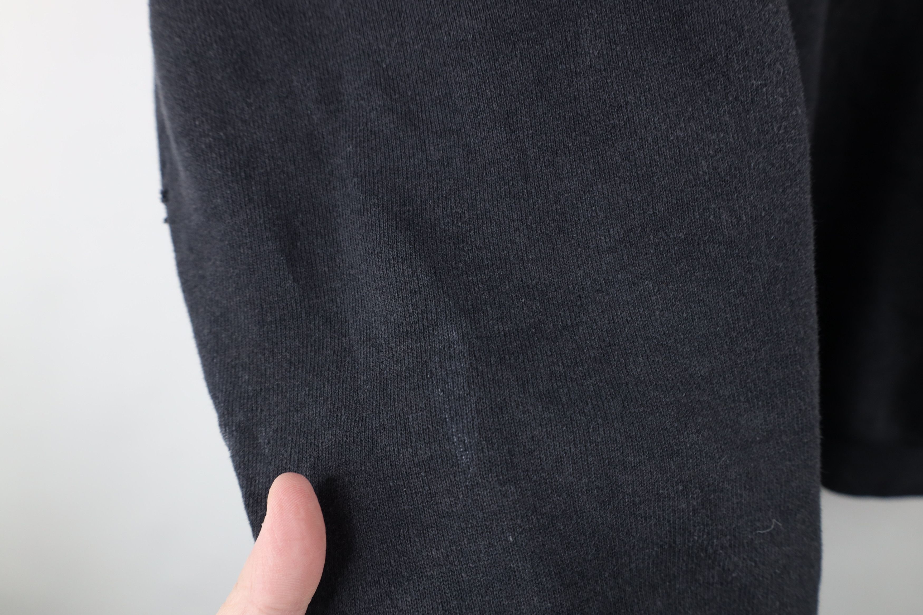 Vintage Vintage 90s Streetwear Blank Crewneck Sweatshirt Black Size US L / EU 52-54 / 3 - 6 Thumbnail