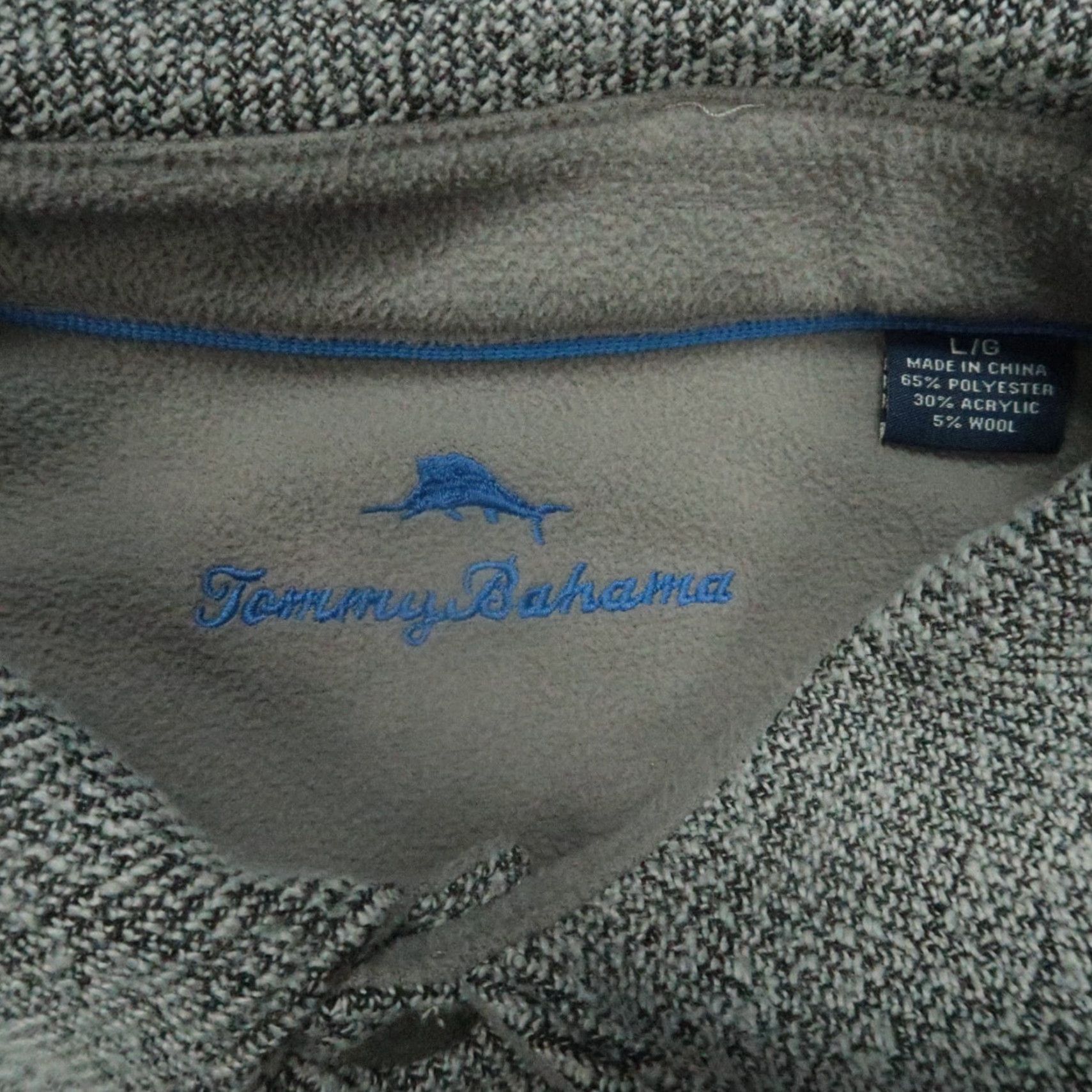 Tommy Bahama Tommy Bahama Jacket Mens Large Large Shirt Jacket Pockets Snap Wool Blend Size US L / EU 52-54 / 3 - 3 Thumbnail