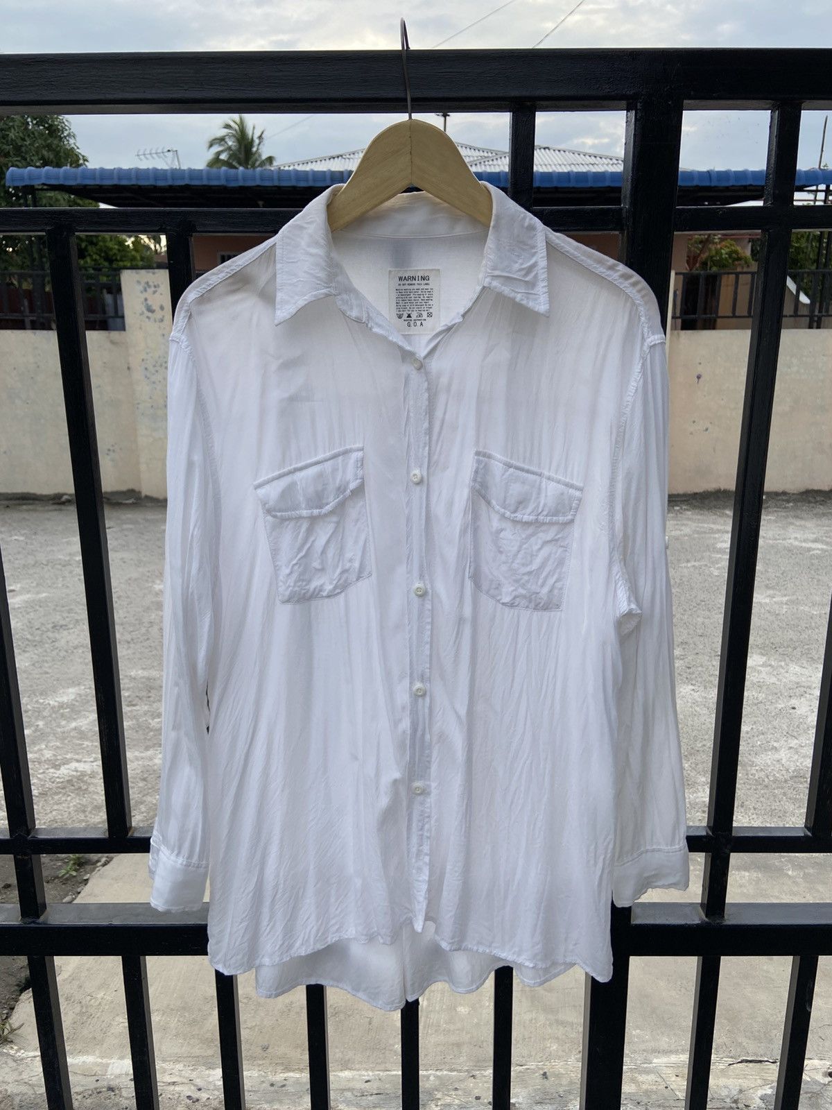 If Six Was Nine × Japanese Brand × Le Grande Bleu (L.G.B.) Japanes Brand Goa Company Double Pocket Long Shirt Size M / US 6-8 / IT 42-44 - 1 Thumbnail