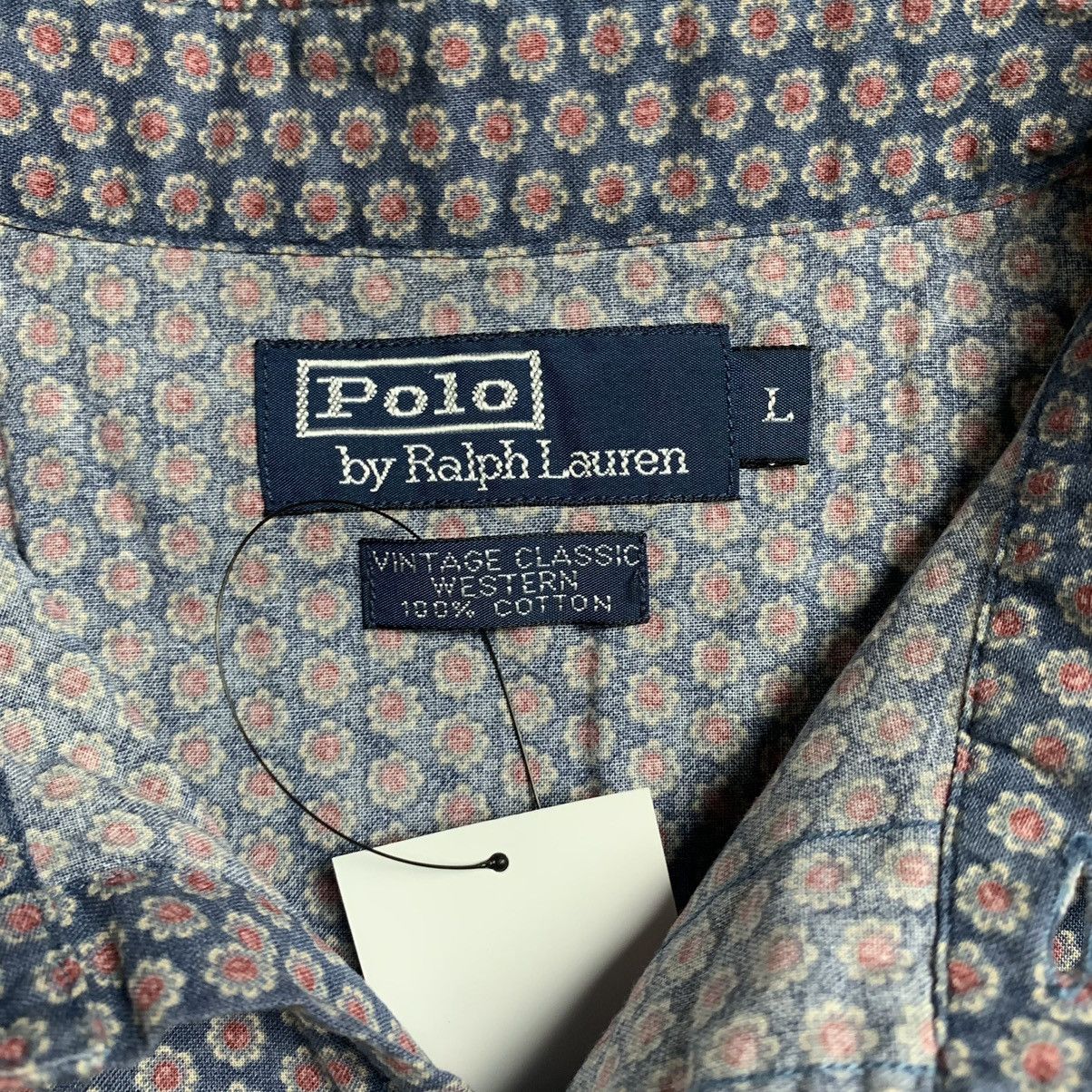 Polo Ralph Lauren 1990s Polo Ralph Lauren Floral Western Shirt Size US L / EU 52-54 / 3 - 5 Thumbnail