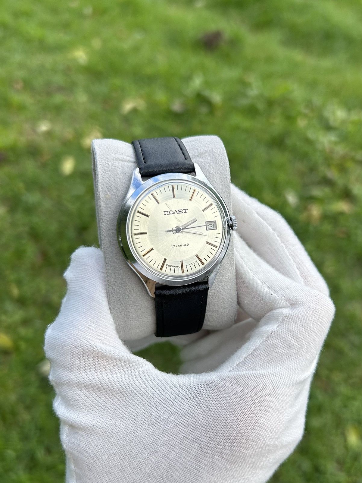 Vintage Vintage Watch Poljot Mechanical Authentic USSR Soviet 1980s Size ONE SIZE - 11 Thumbnail