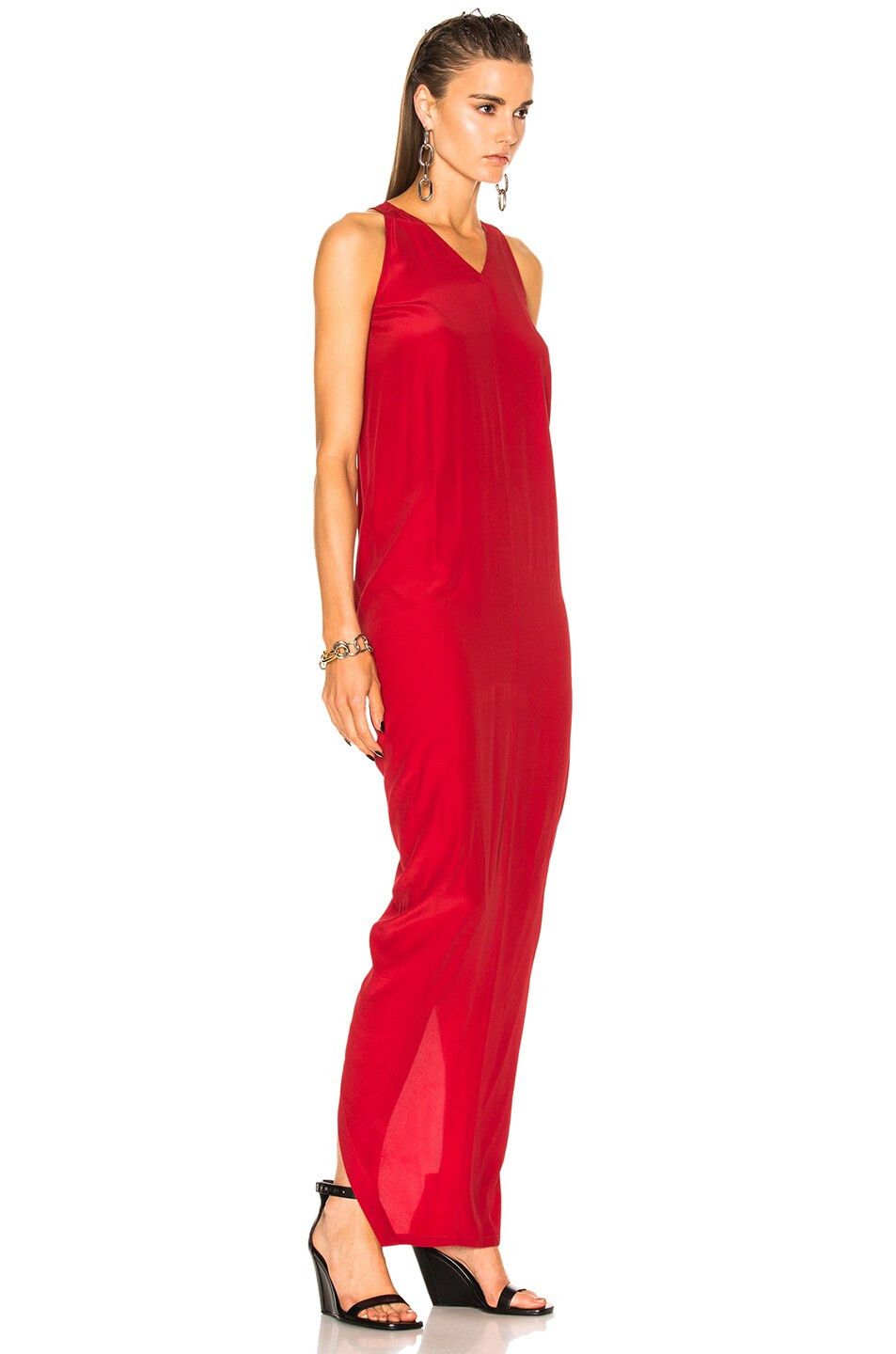 Rick Owens Rick Owens Moody Tank Gown in Red Size M / US 6-8 / IT 42-44 - 3 Thumbnail
