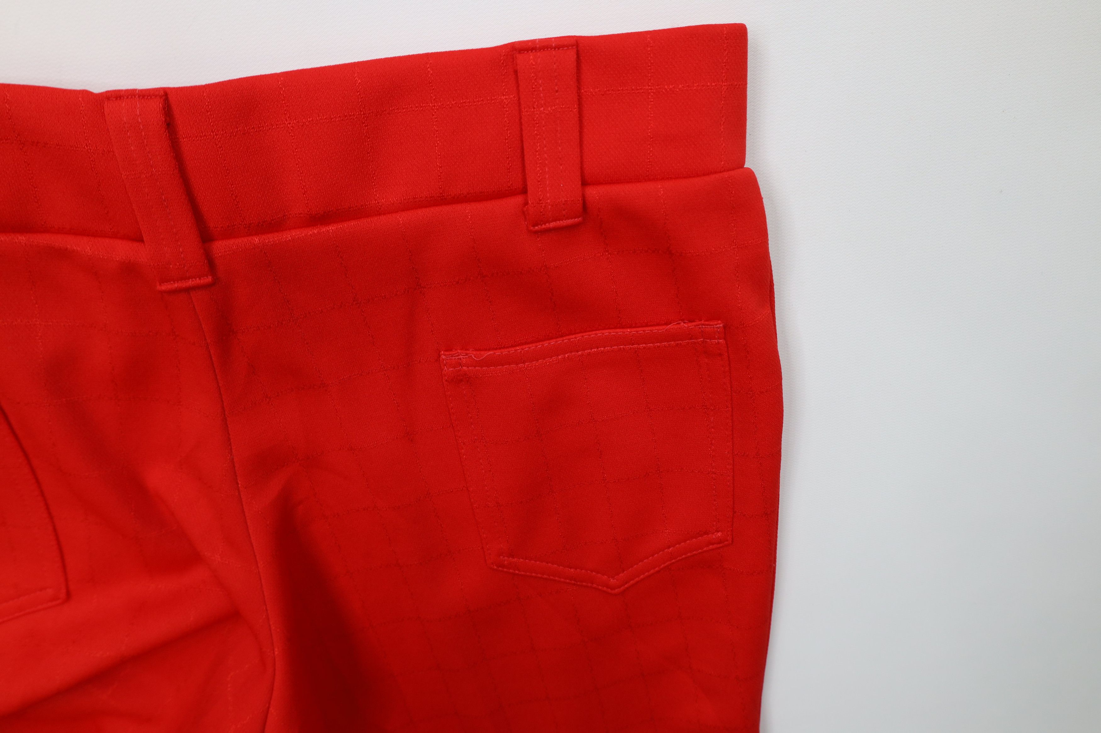 Vintage Vintage 70s Streetwear Knit Bell Bottoms Pants Plaid USA Size 32" / US 10 / IT 46 - 13 Thumbnail