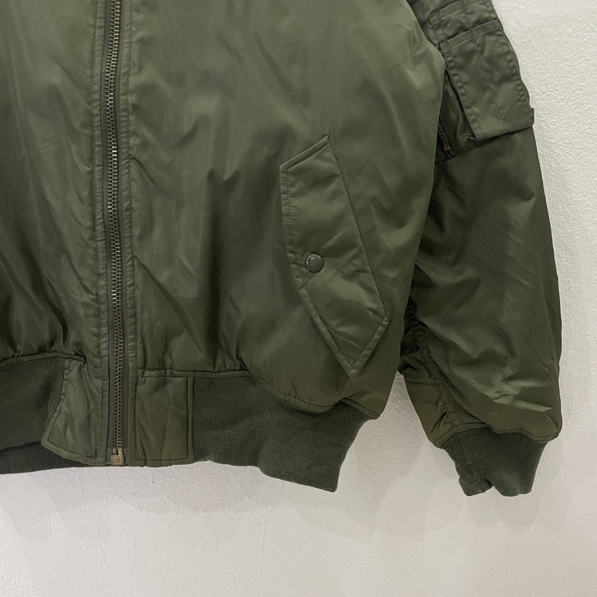 Japanese Brand Vintage Unbranded Bomber Jacket Size US XL / EU 56 / 4 - 2 Thumbnail