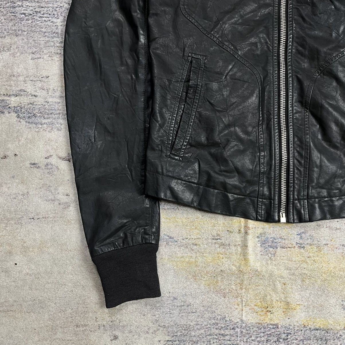 Rick Owens Rick owens high neck leather jacket Size US S / EU 44-46 / 1 - 16 Thumbnail