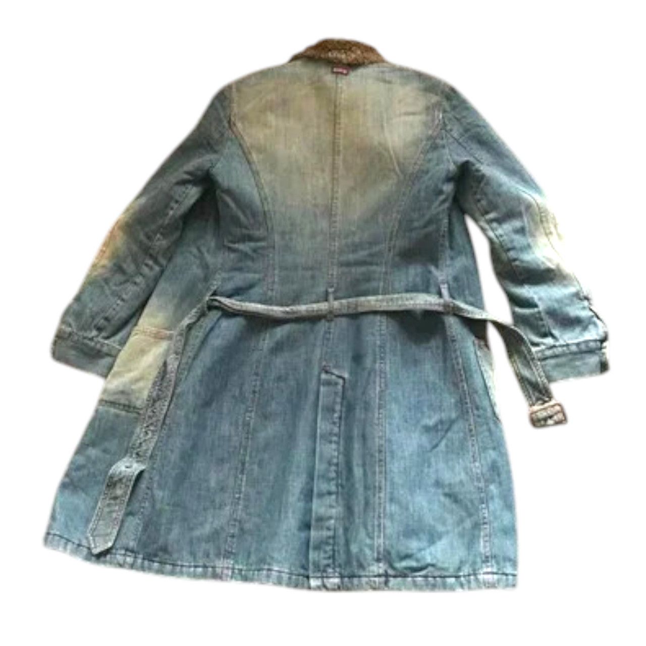 Miss Sixty Killah Miss Sixty denim coat sz M faux fur collar Size M / US 6-8 / IT 42-44 - 4 Thumbnail