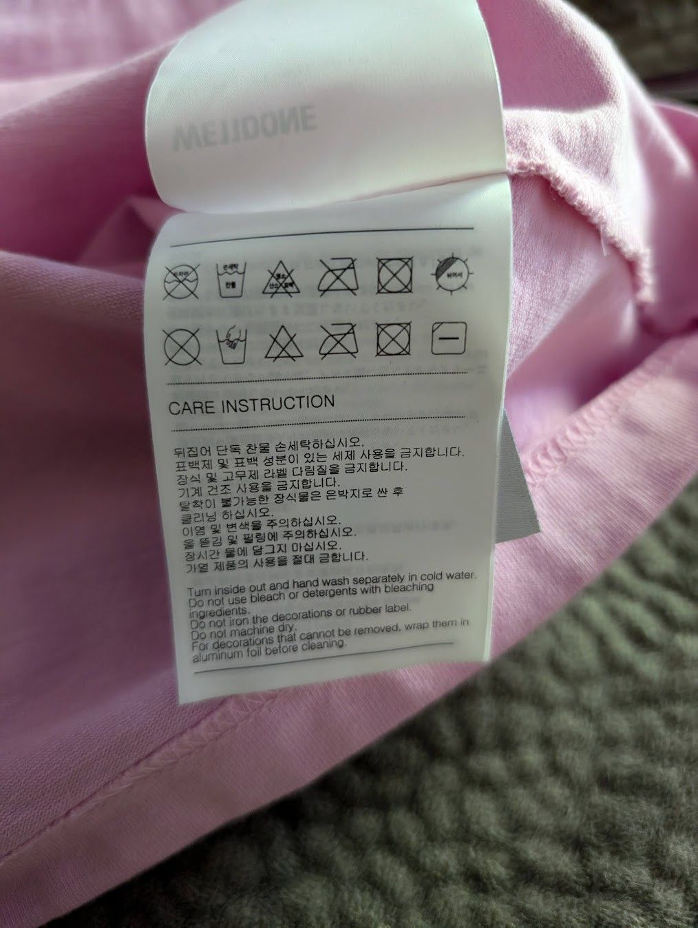 WE11DONE We11Done Pink Oversized Multiple Logo T Shirt Size US XL / EU 56 / 4 - 5 Thumbnail