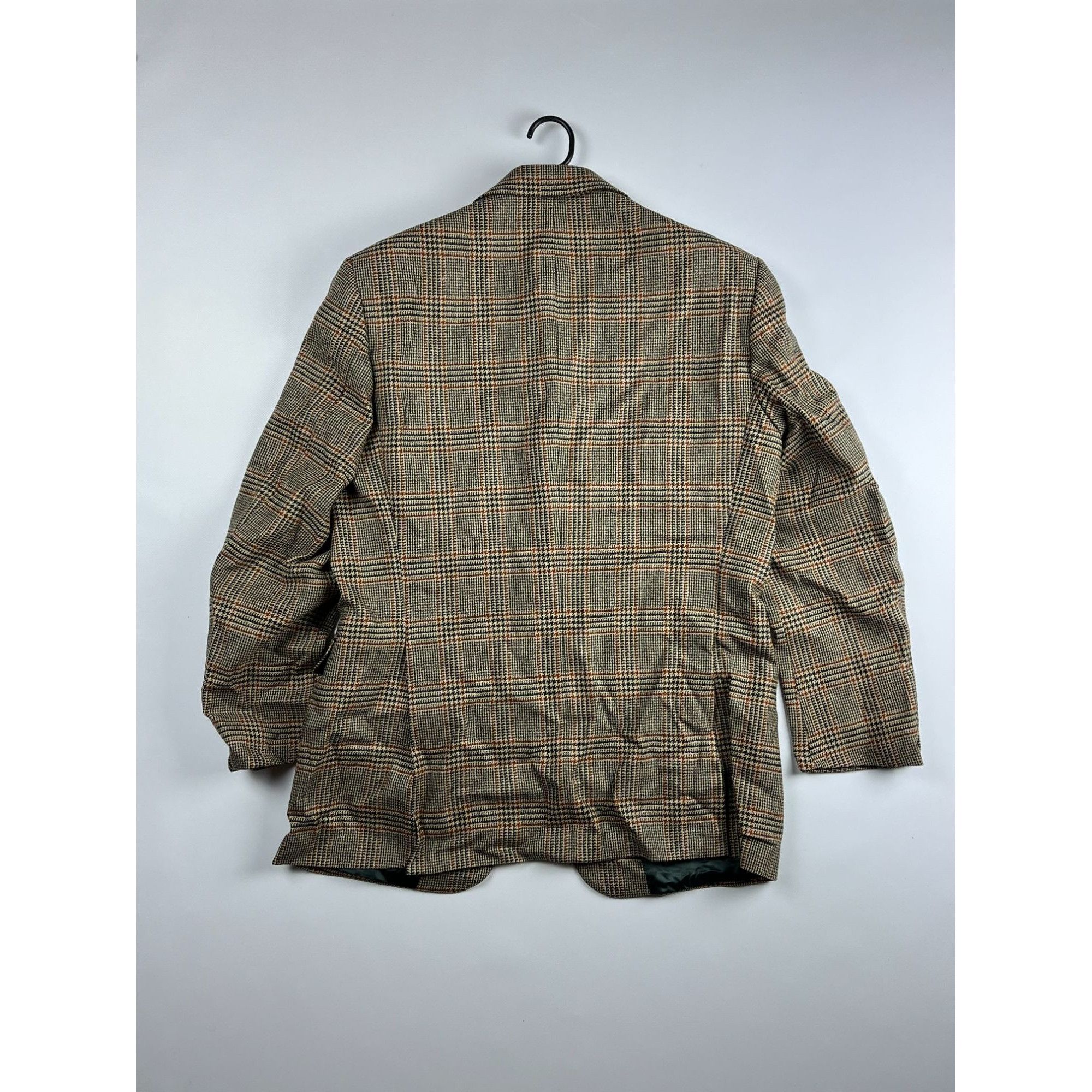 Ermenegildo Zegna × Vintage Ermenegildo Zegna Wool & Cashmere Plaid Blazer Made In Germa Size 42R - 7 Thumbnail