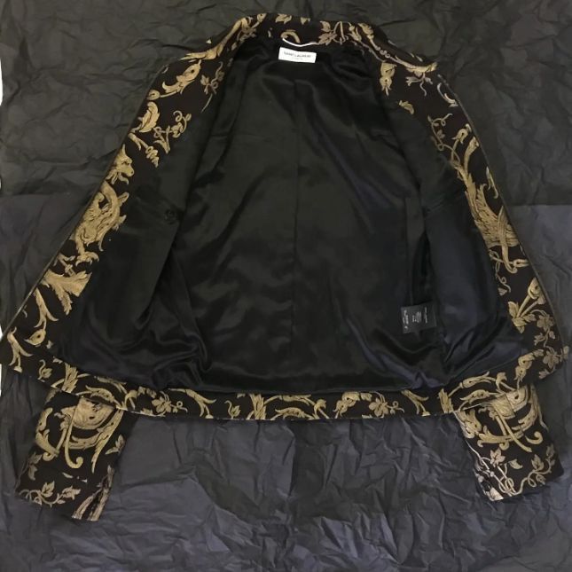 Hedi Slimane × Saint Laurent Paris Dragon Blouson Size US S / EU 44-46 / 1 - 3 Thumbnail