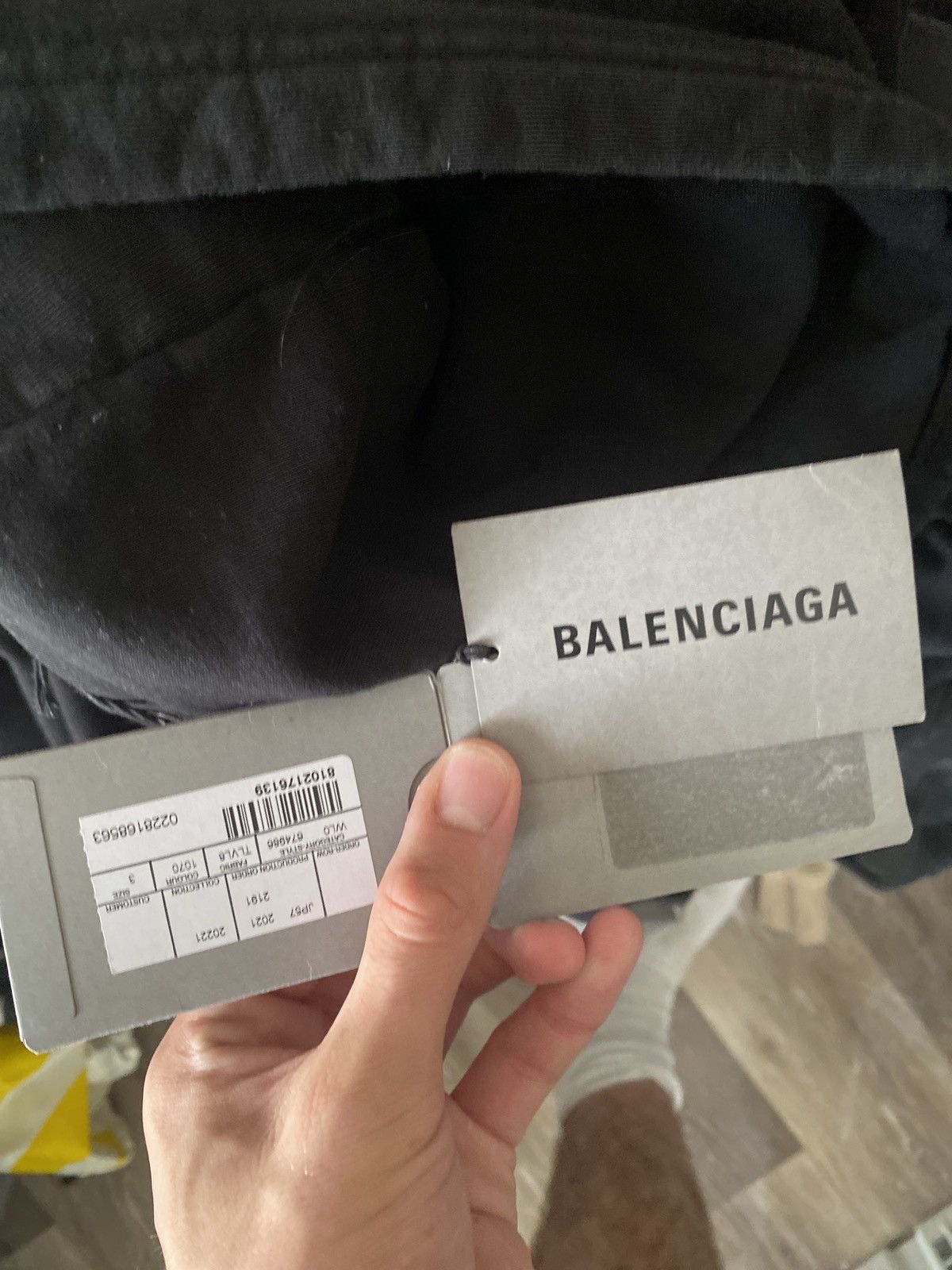 Balenciaga Balenciaga Paris College Varsity Style Hooded Pullover Size US L / EU 52-54 / 3 - 9 Thumbnail