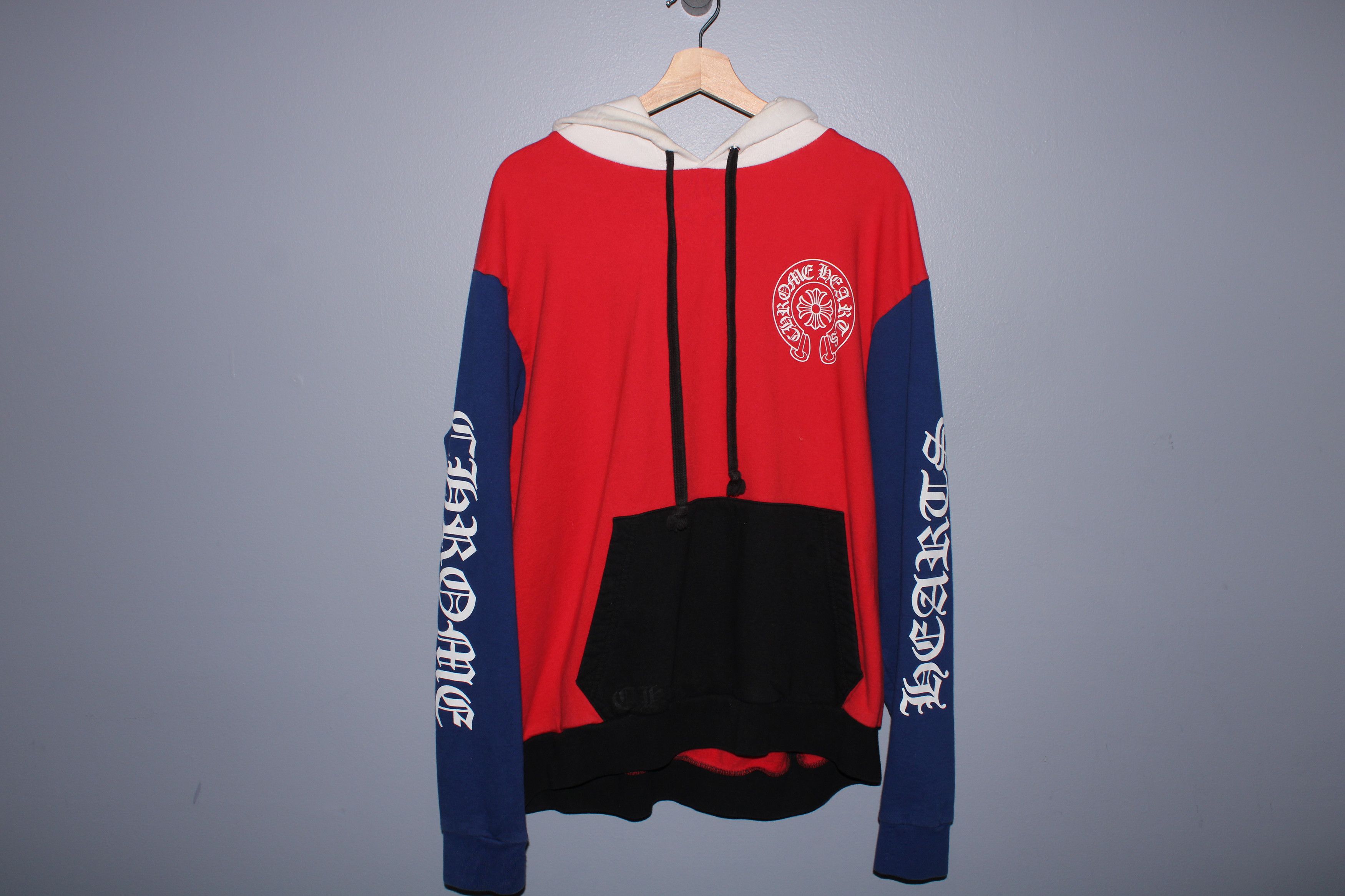 Chrome Hearts CHROME HEARTS MATTY BOY RED/WHITE/BLUE LIPS HOODIE Size US L / EU 52-54 / 3 - 1 Thumbnail