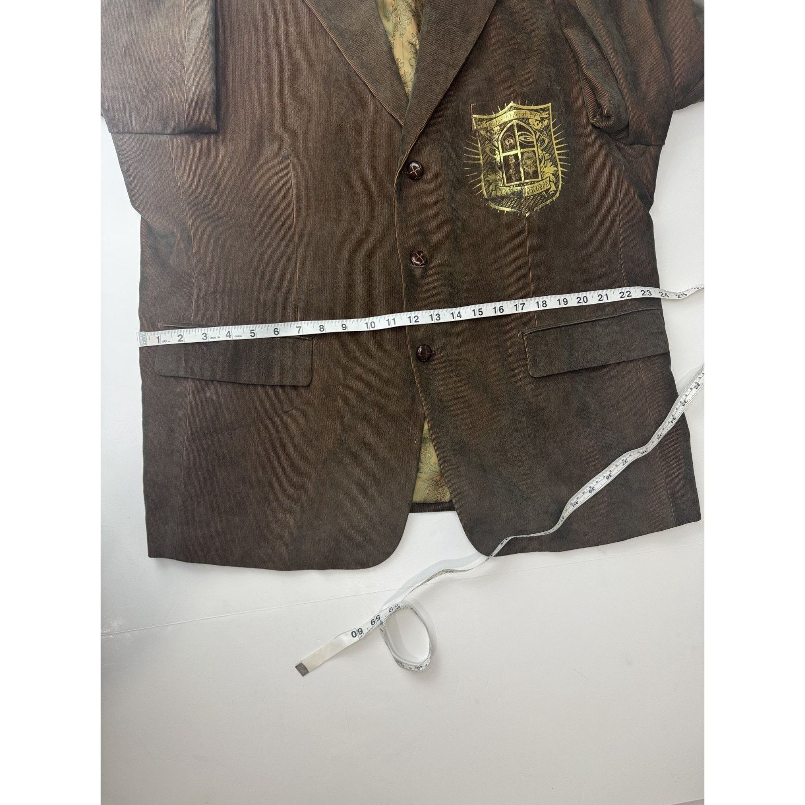Other Rizzoli Uomo Corduroy Blazer 46 Brown Victory Outreach Size 46S - 14 Thumbnail