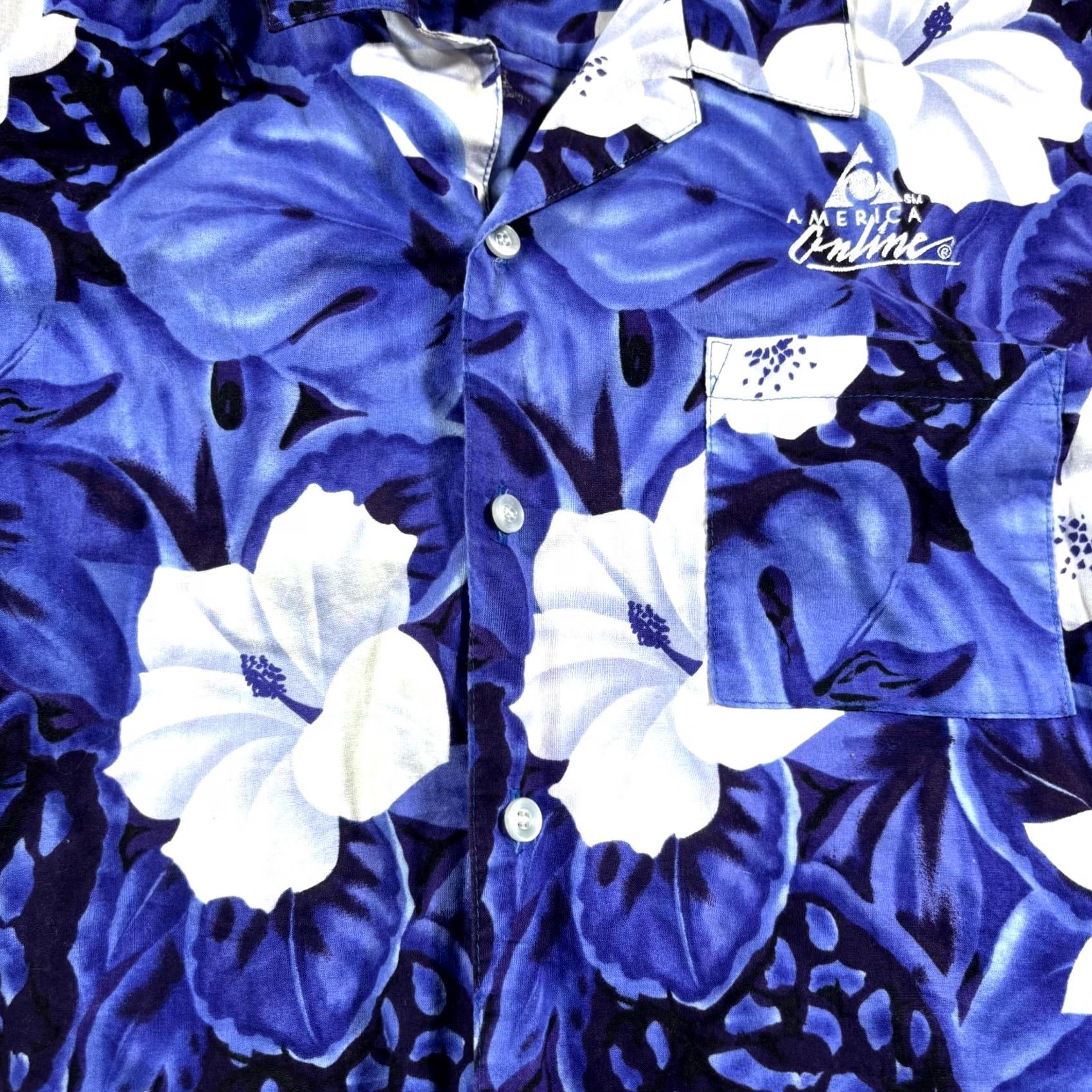 Vintage VTG 9th Wave Button-Up Shirt Women 2X Purple Floral Beach Hawaiian USA Size XXL / US 16-18 / IT 52-54 - 3 Thumbnail
