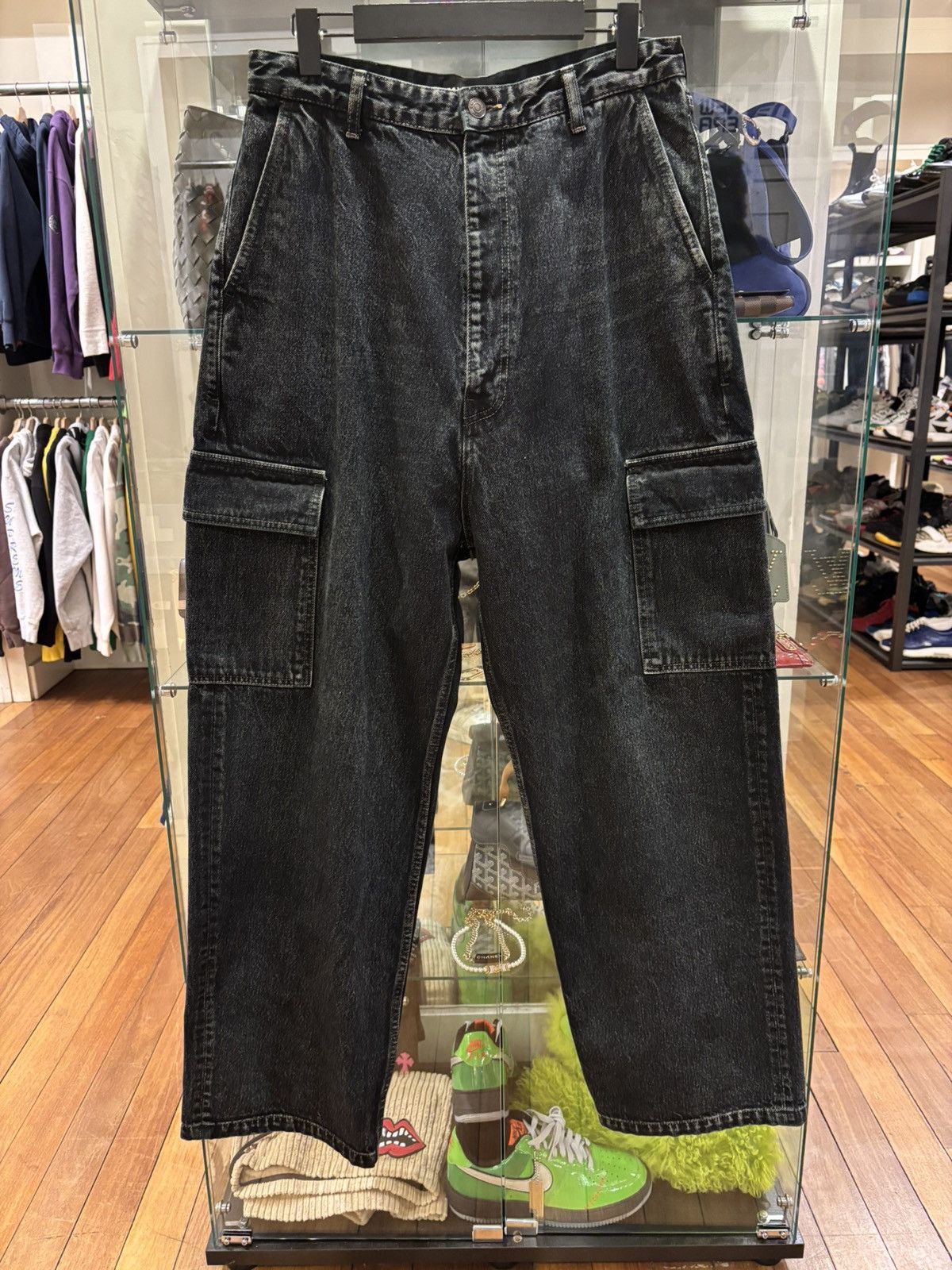 Balenciaga Balenciaga Cargo Denim Jeans Size US 31 - 1 Thumbnail
