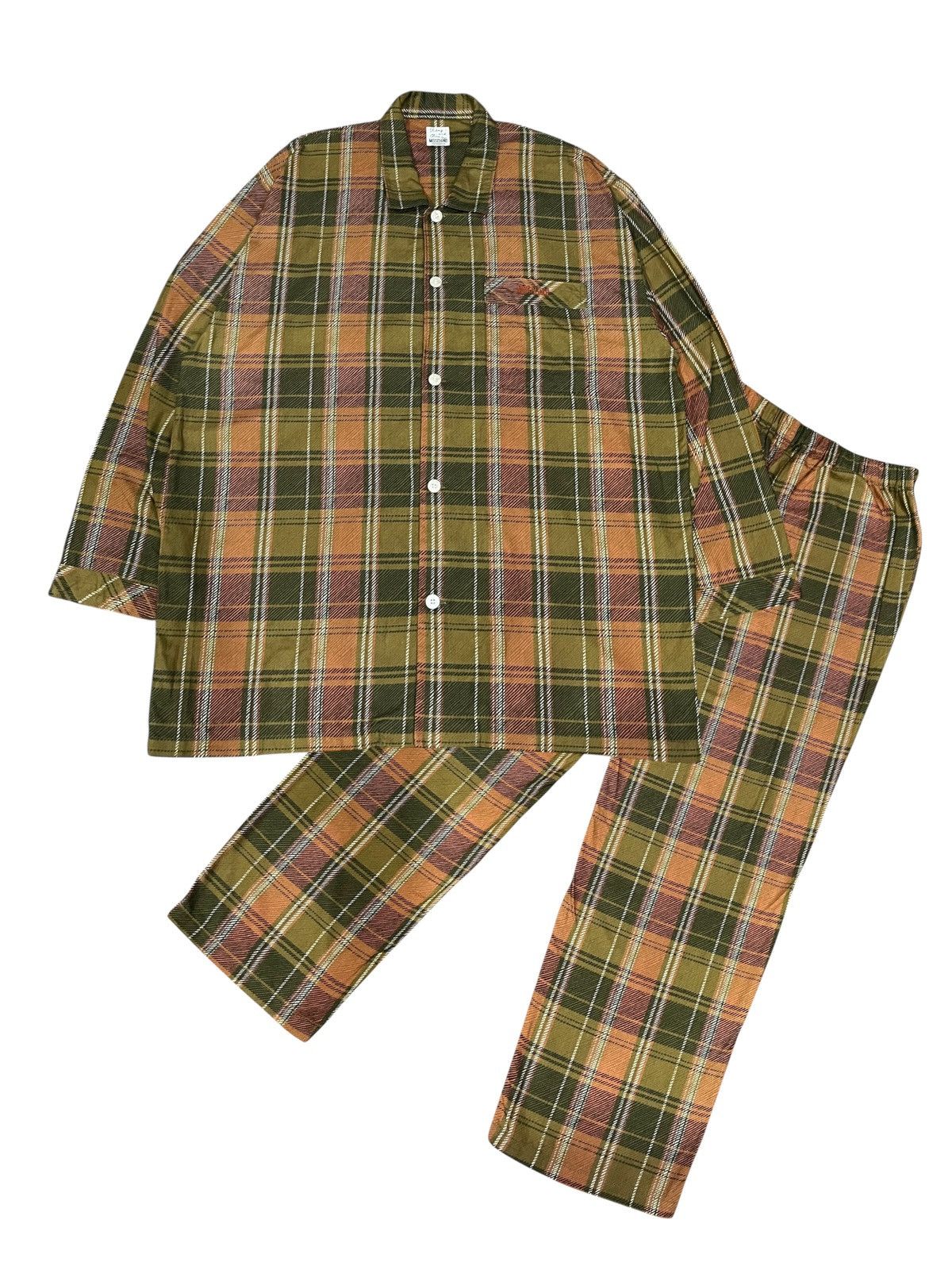 Vintage MOSCHINO Pajama Set Made in Japan Fits USA Large