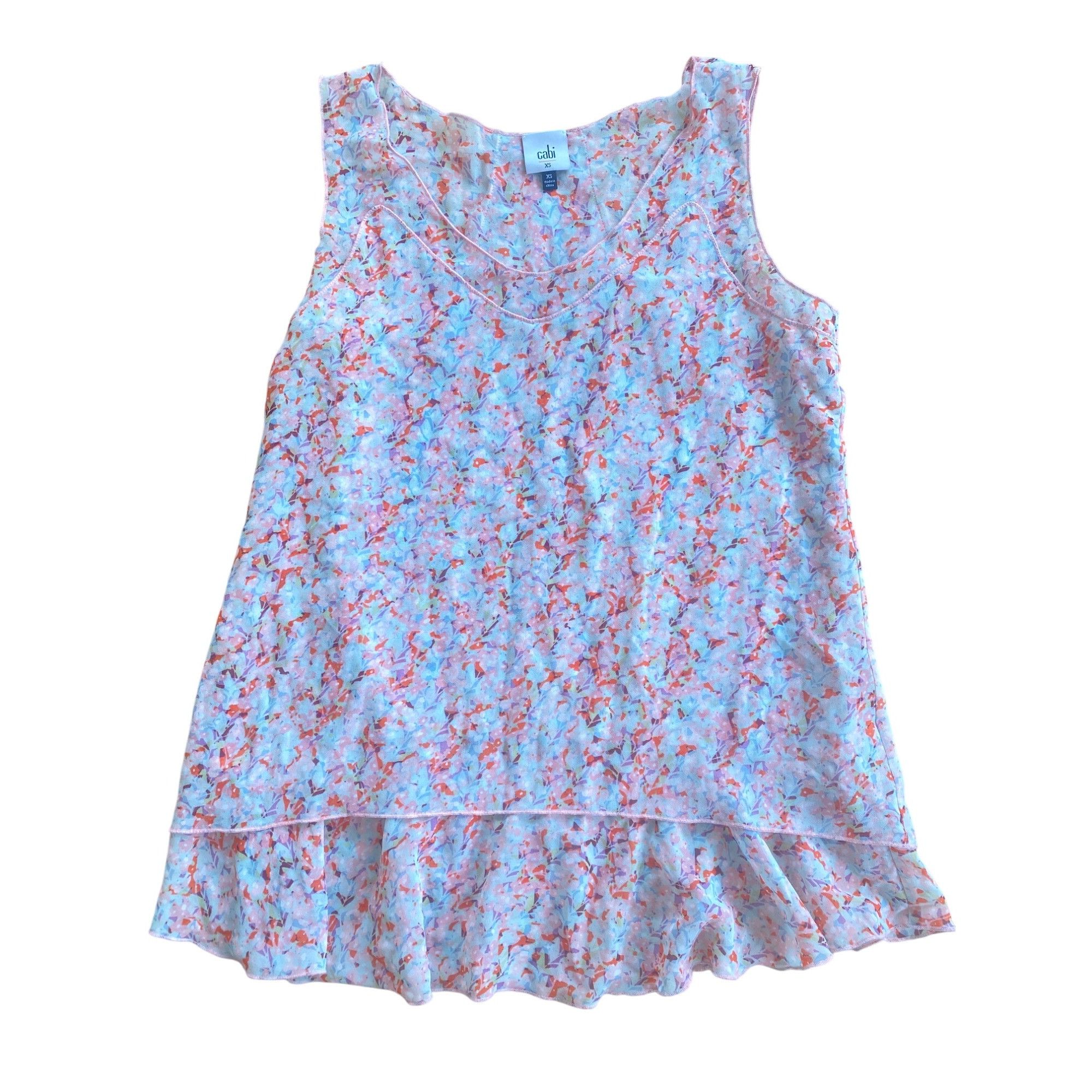 Designer Bundle of 3 Cabi XS sleeveless summer tops blouse Size XS / US 0-2 / IT 36-38 - 10 Thumbnail