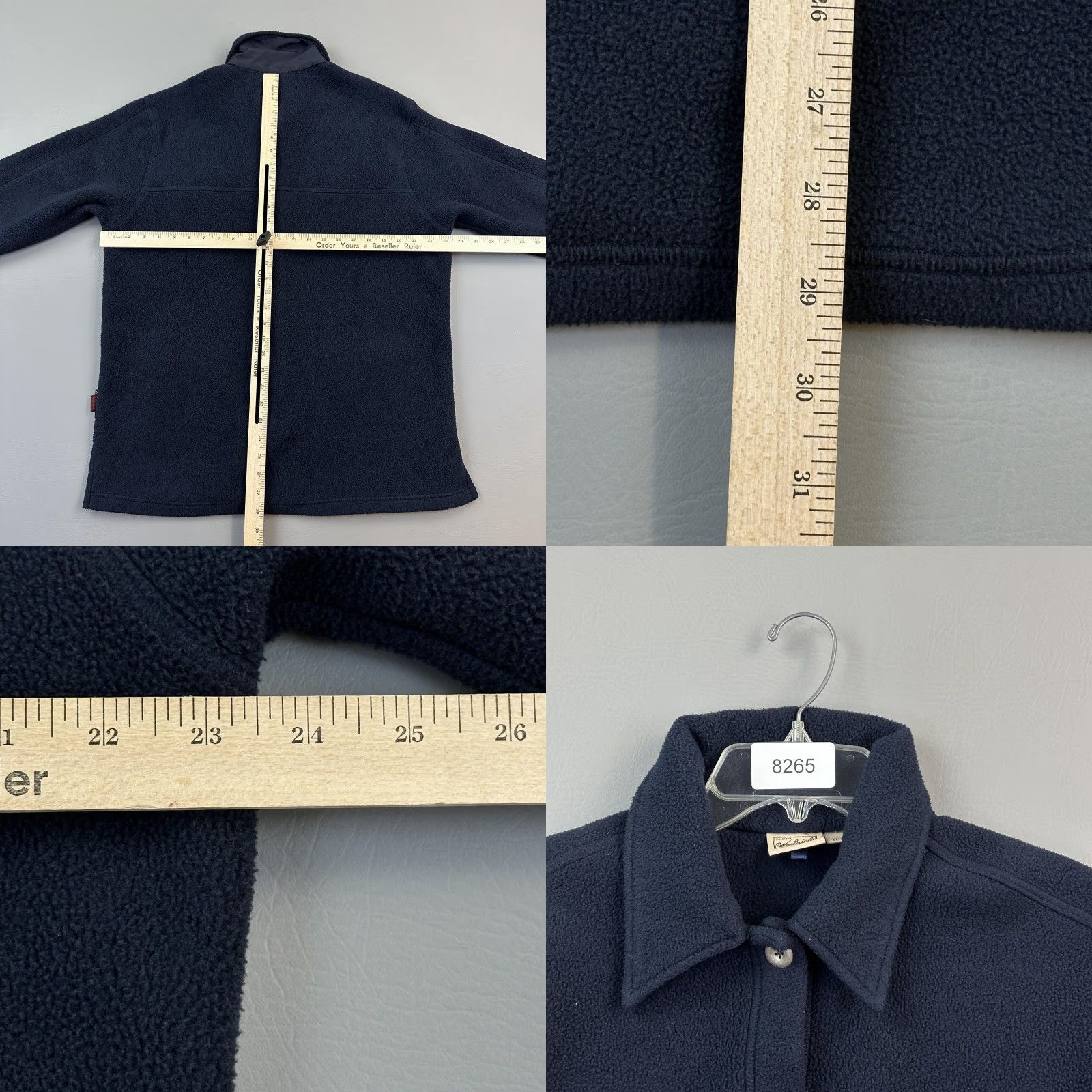 Vintage VINTAGE Woolrich Jacket Women’s Large Navy Polartec Fleece Button Front USA Made Size L / US 10 / IT 46 - 9 Thumbnail