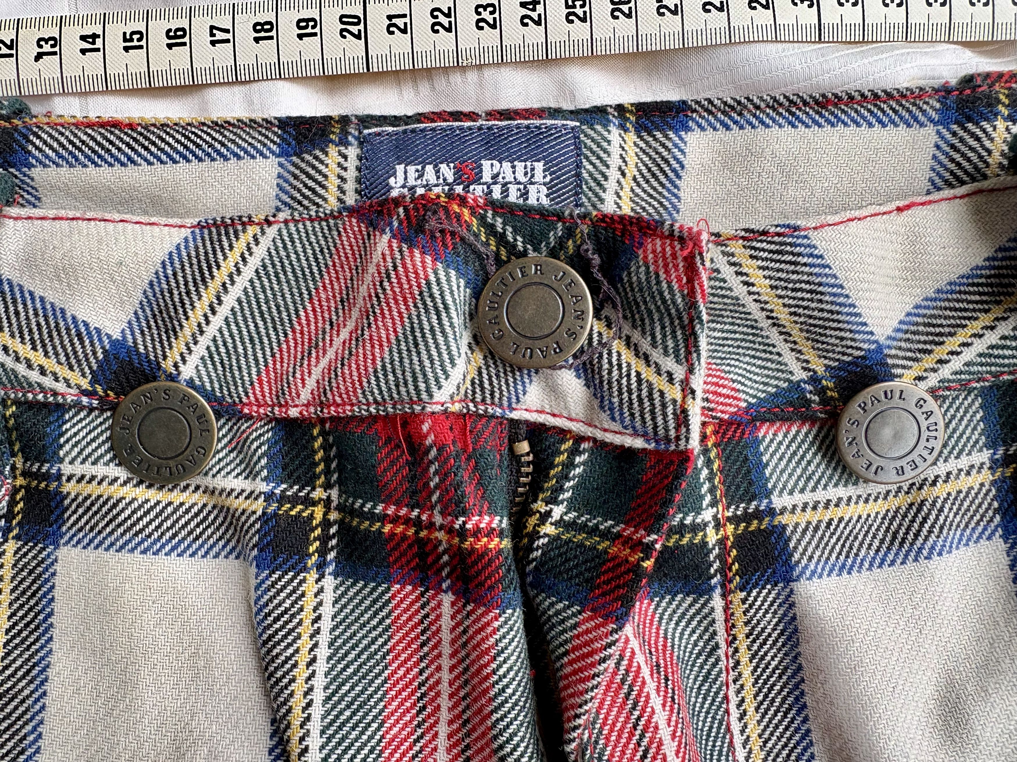 Jean Paul Gaultier Archival JEAN PAUL GAULTIER Tartan Sailor Pants – Unworn Size US 34 / EU 50 - 6 Thumbnail