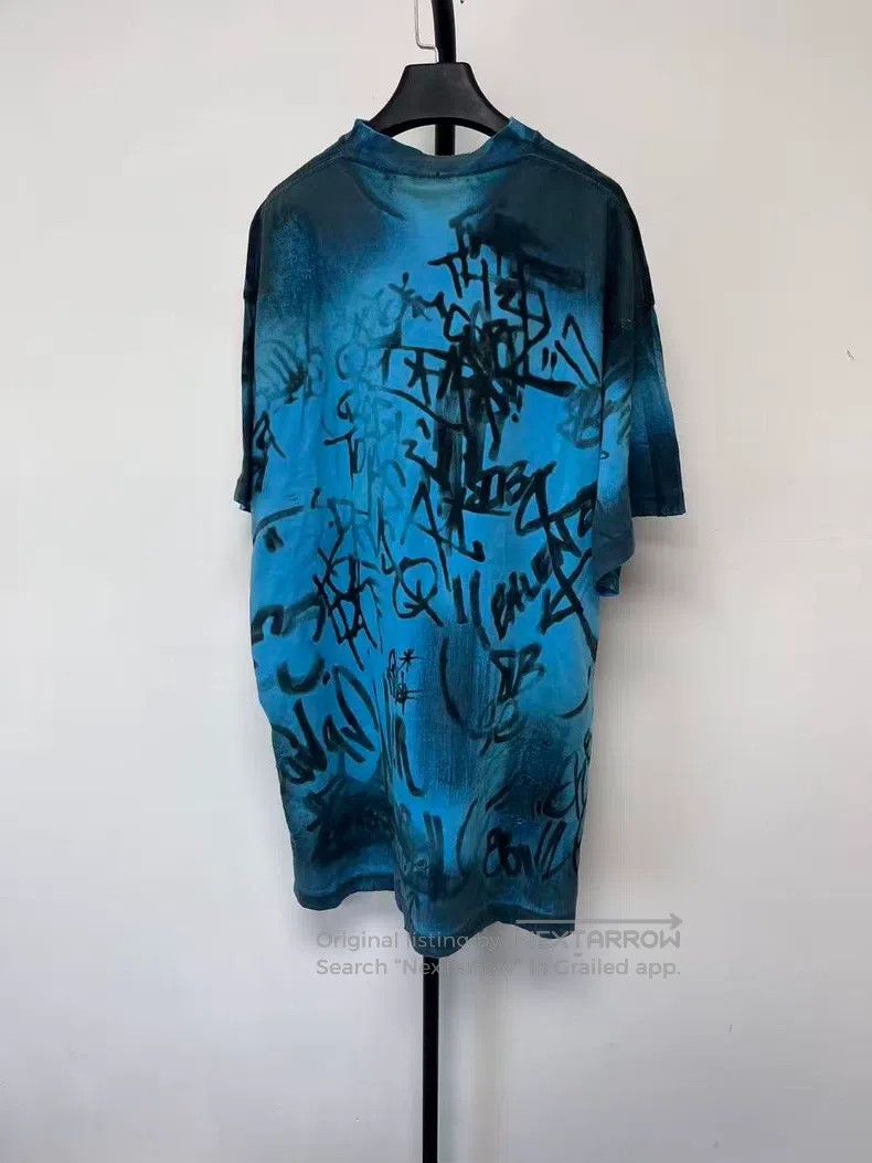 Balenciaga Balenciaga Letter Printed Short Sleeve T-Shirt Size US L / EU 52-54 / 3 - 2 Thumbnail