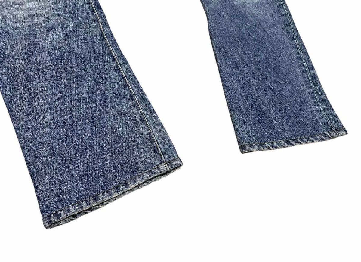 Attachment 🔥Sick Y2K Attachment Flared Denim J Cut Curved Distressed Size US 32 / EU 48 - 4 Thumbnail