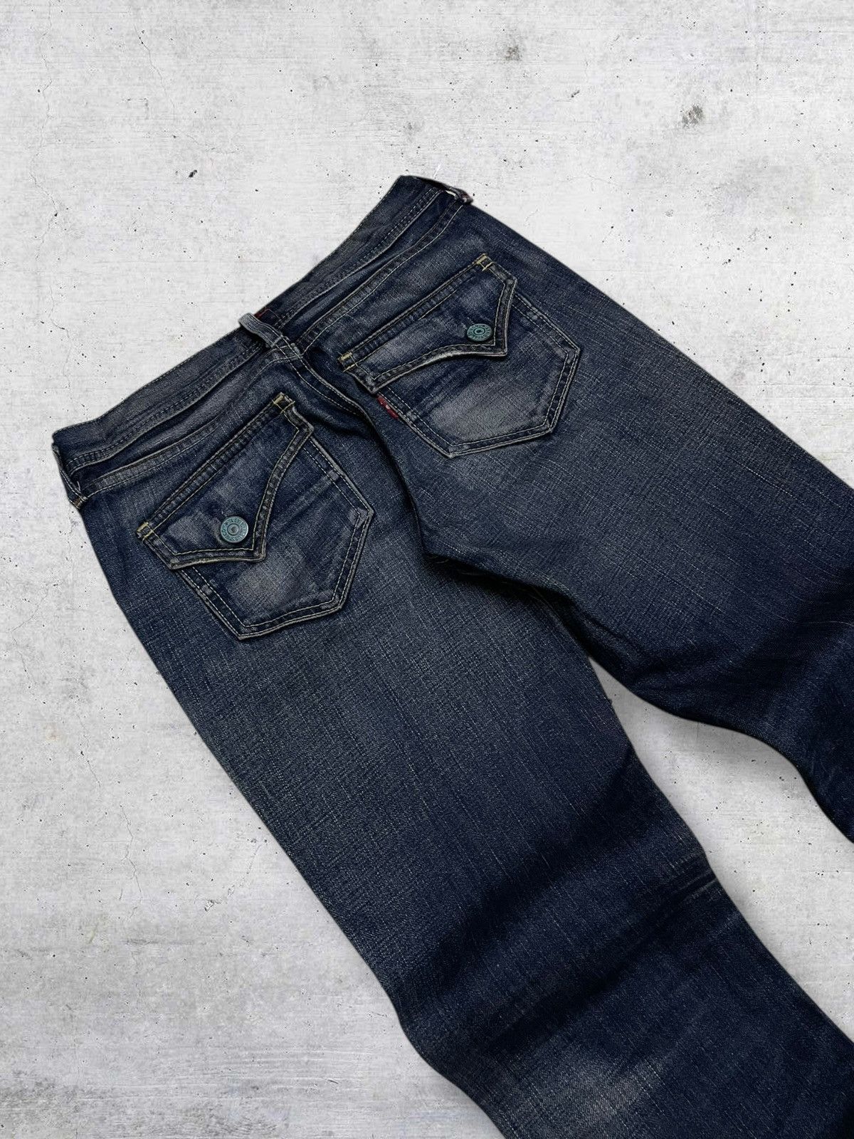 Levi's Vintage Clothing VINTAGE REDLOCK LEVIS USA DESIGNER 90S RIPPED FLARE DENIM Size US 28 / EU 44 - 14 Thumbnail