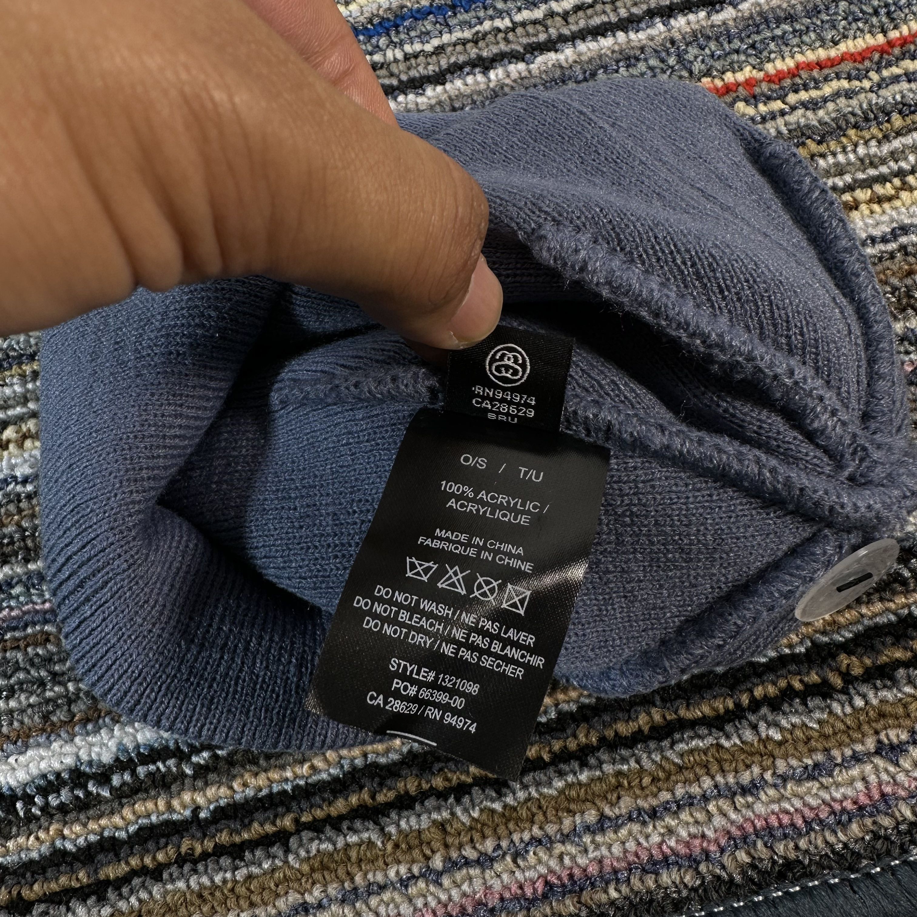 Stussy STUSSY STRIPE SKULLCAP BEANIE / FADED BLUE Size ONE SIZE - 6 Thumbnail