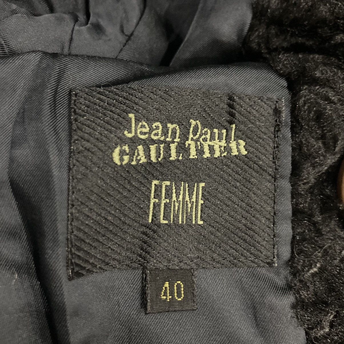 Jean Paul Gaultier DISTRESSED JEAN PAUL GAULTIER FEMME FAUX FUR JACKET Size S / US 4 / IT 40 - 12 Thumbnail