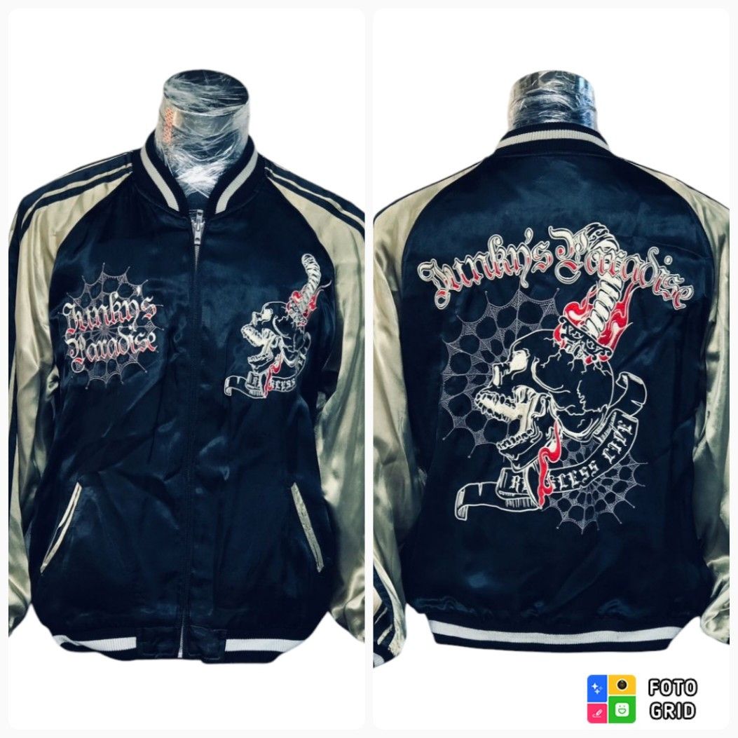 Japanese Brand Vintage JKPD Reversible Sukajan Jacket Size US L / EU 52-54 / 3 - 1 Thumbnail