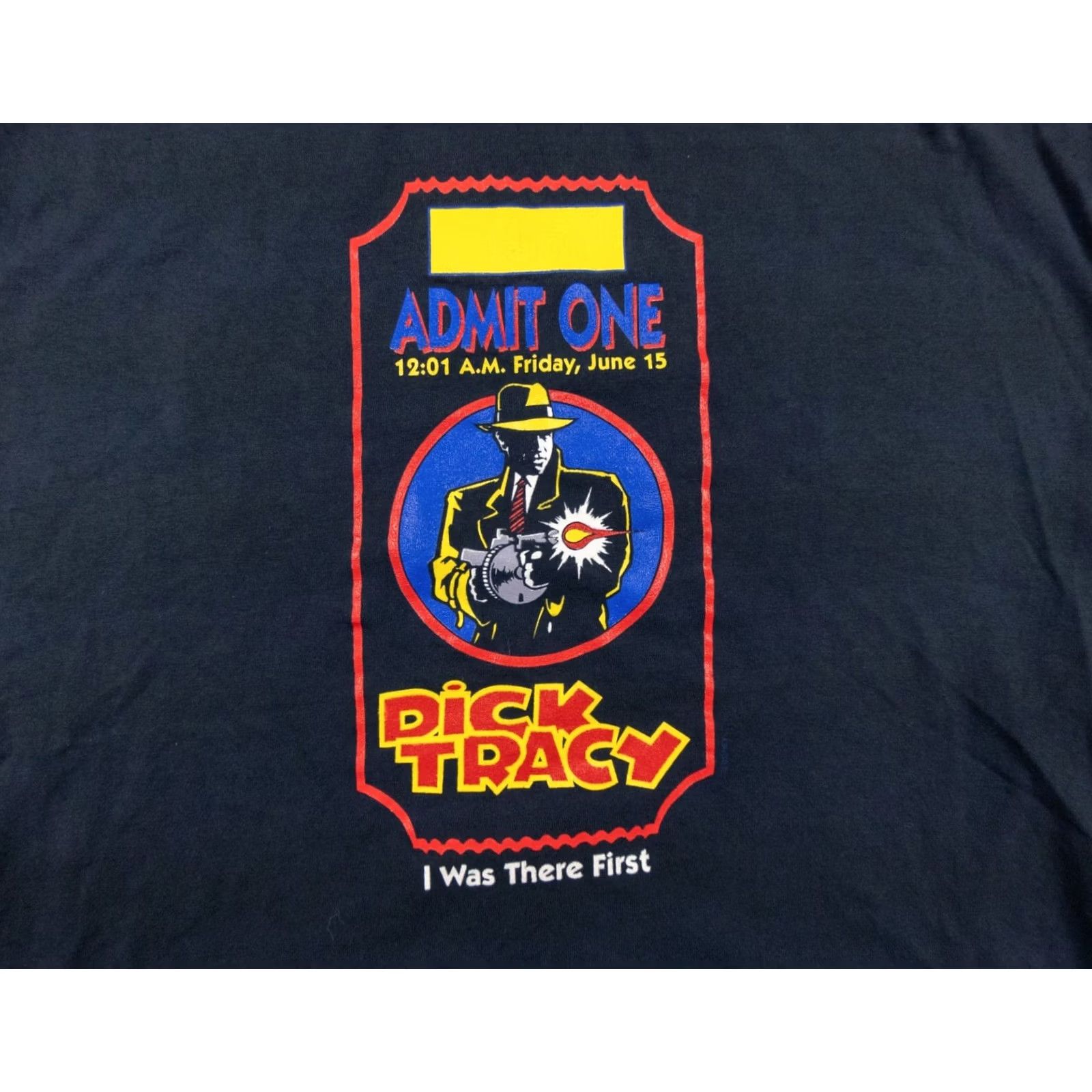 Vintage VINTAGE Dick Tracy Shirt Mens XL Black 90s Movie Tee Promo Single Stitch Shirt Mens XL Black 90s Dick Tracy T-Shirt Size US XL / EU 56 / 4 - 2 Thumbnail