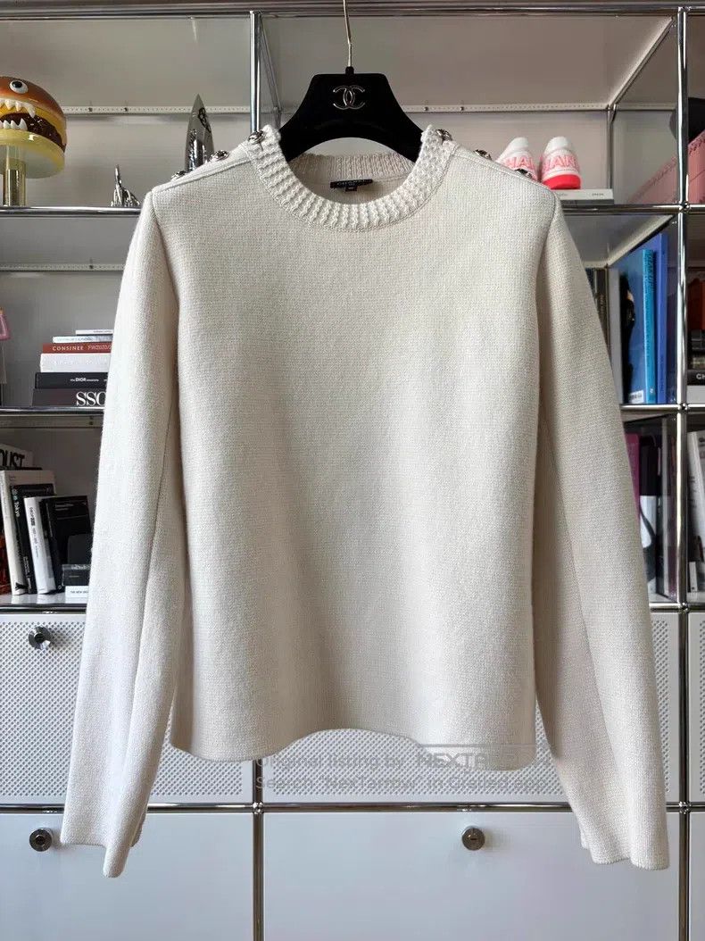 Chanel Chanel 20K catwalk white double c logo shoulder buckle cas Size S / US 4 / IT 40 - 1 Thumbnail