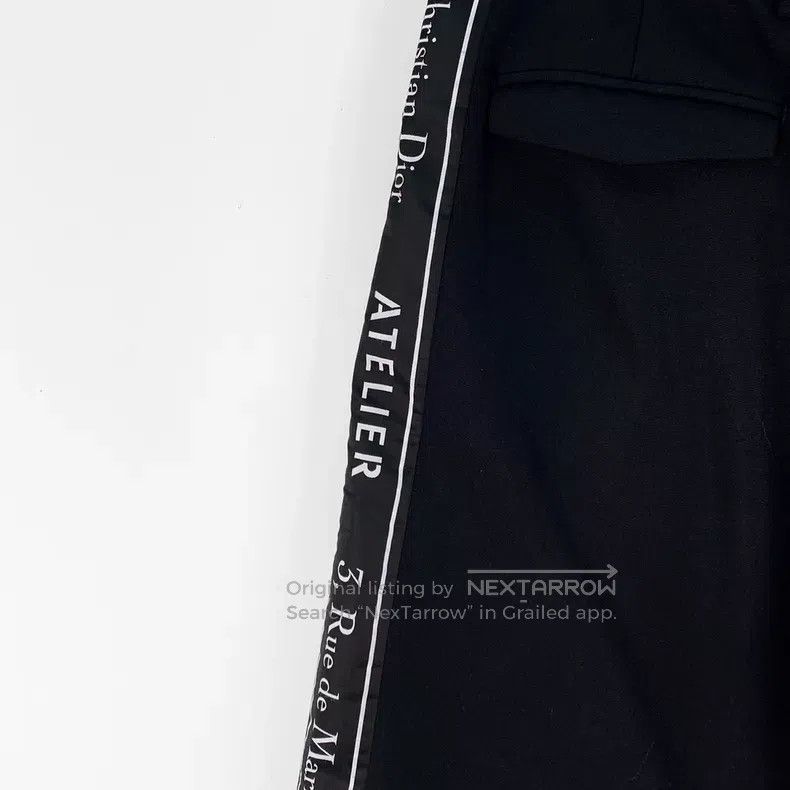 Dior Dior Black side logo letter wool casual shorts Size US 32 / EU 48 - 4 Thumbnail