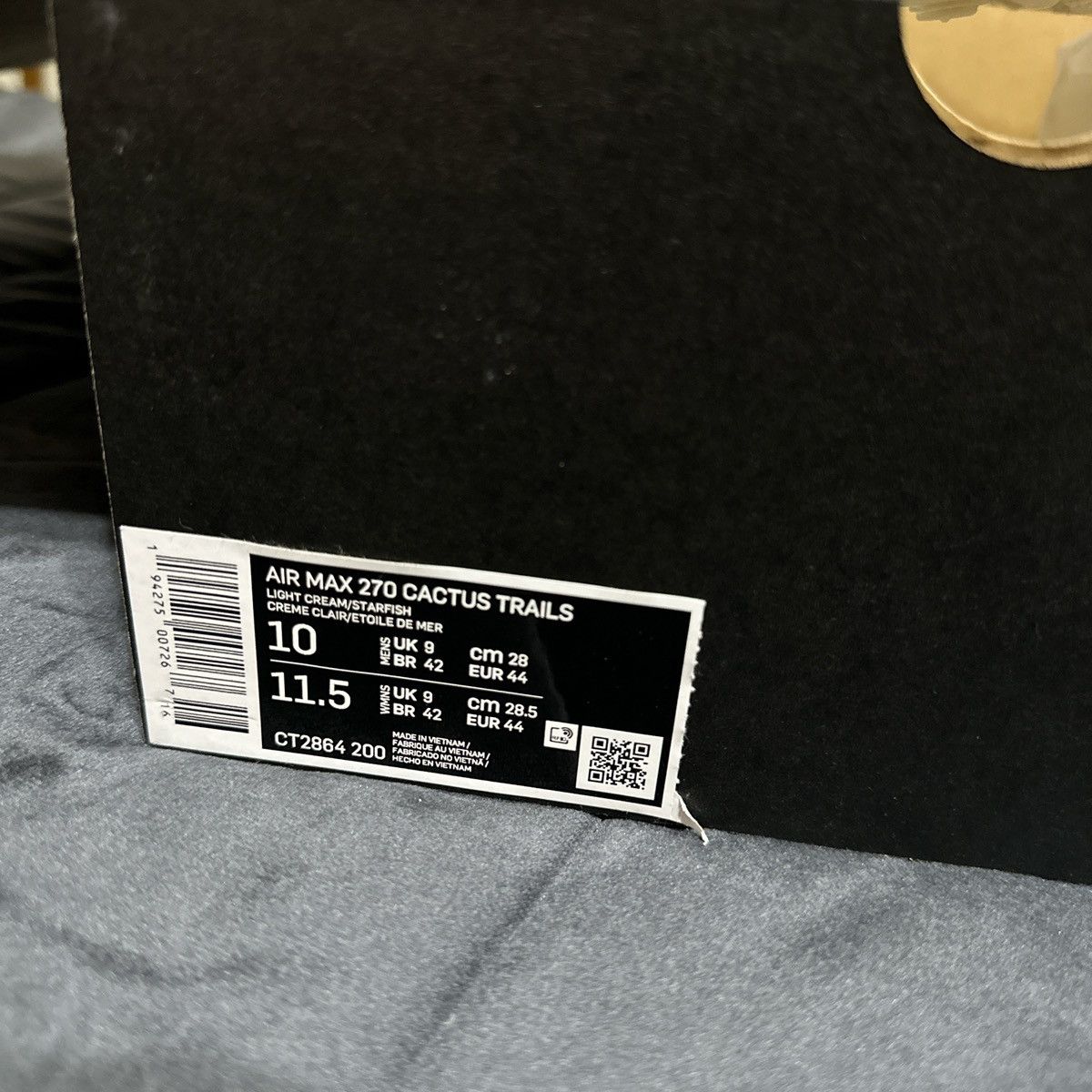 Nike × Travis Scott Travis Scott Cactus Trails Air Max 270 Size US 10 / EU 43 - 7 Thumbnail