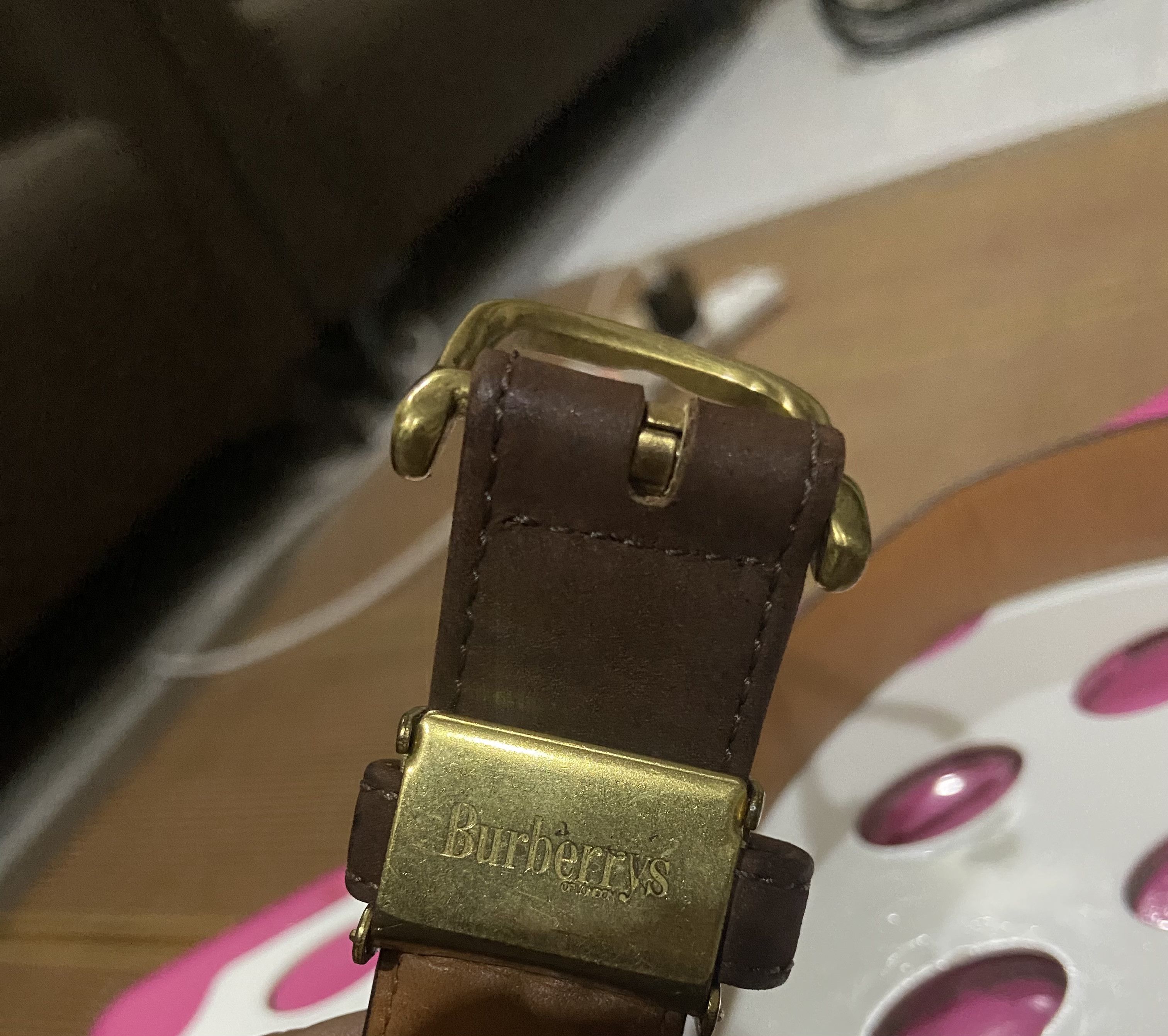 Burberry Burberrys Suede Leather belts Size ONE SIZE - 3 Thumbnail