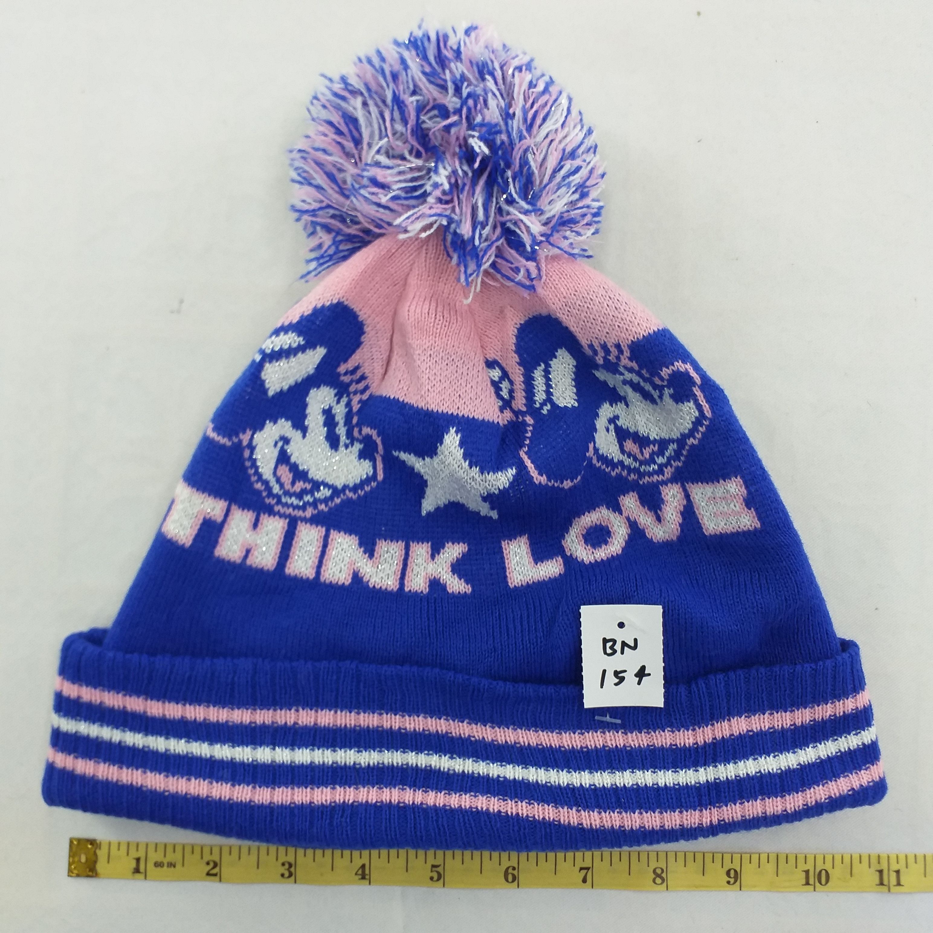 Cartoon Network Mirror Minnie Mouse Think Love snow Cap Hat Beanie -BN154 Size ONE SIZE - 3 Thumbnail