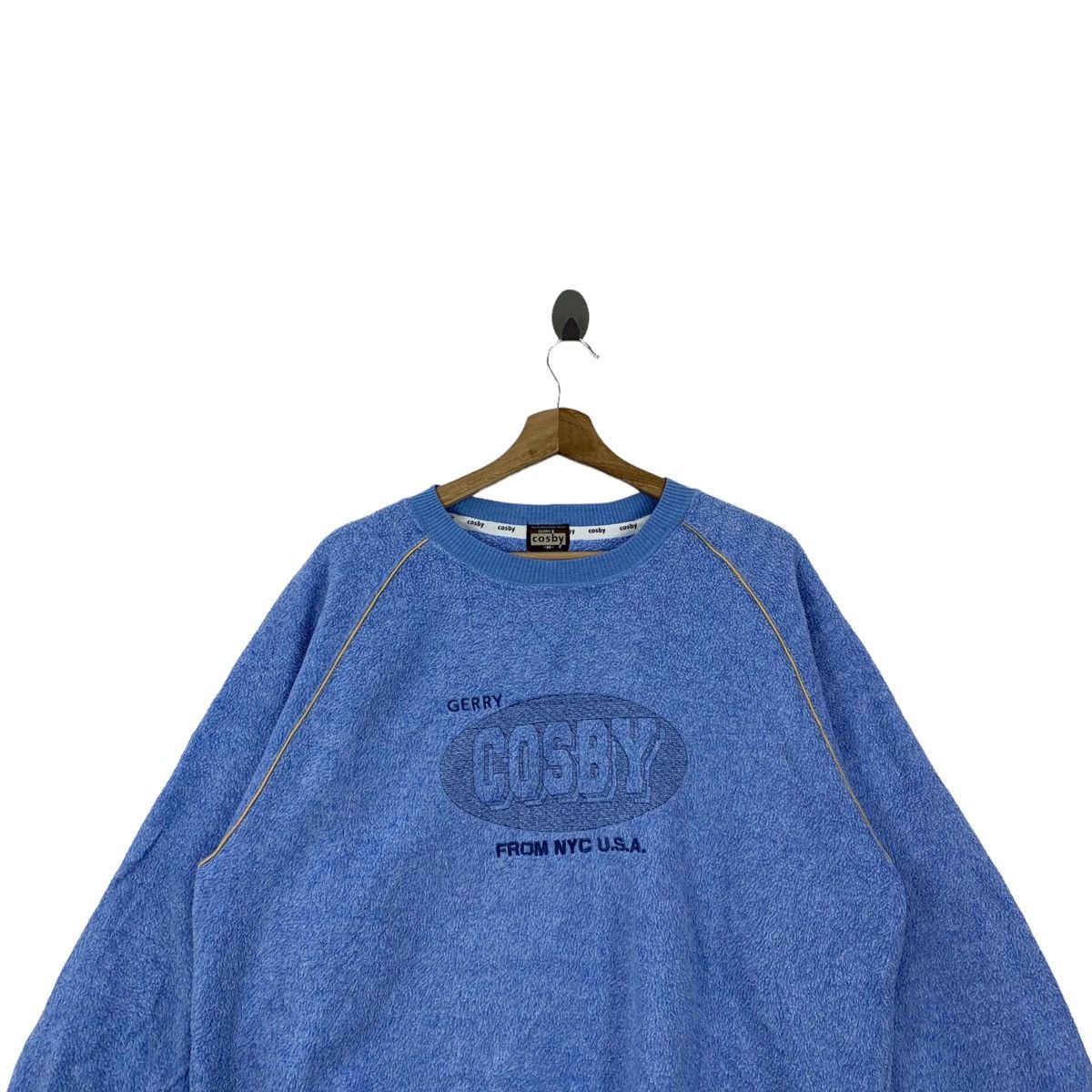 Vintage Vintage GERRY COSBY Usa Big Logo Fleece Sweatshirt Size US XL / EU 56 / 4 - 4 Thumbnail