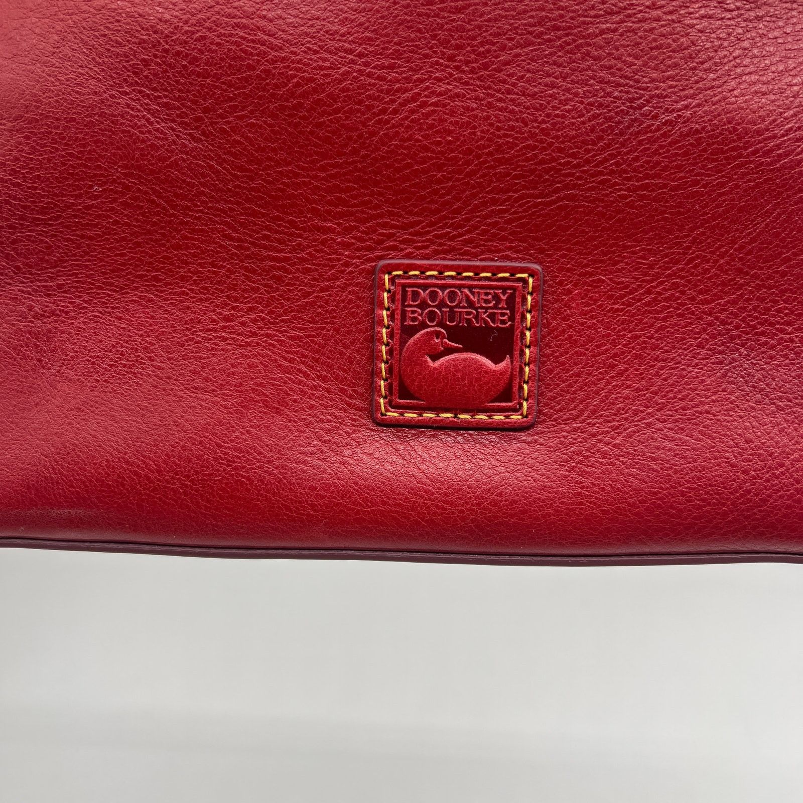 Dooney & Bourke Dooney & Bourke Florentine Leather Domed Purse Red Color Size ONE SIZE - 11 Thumbnail
