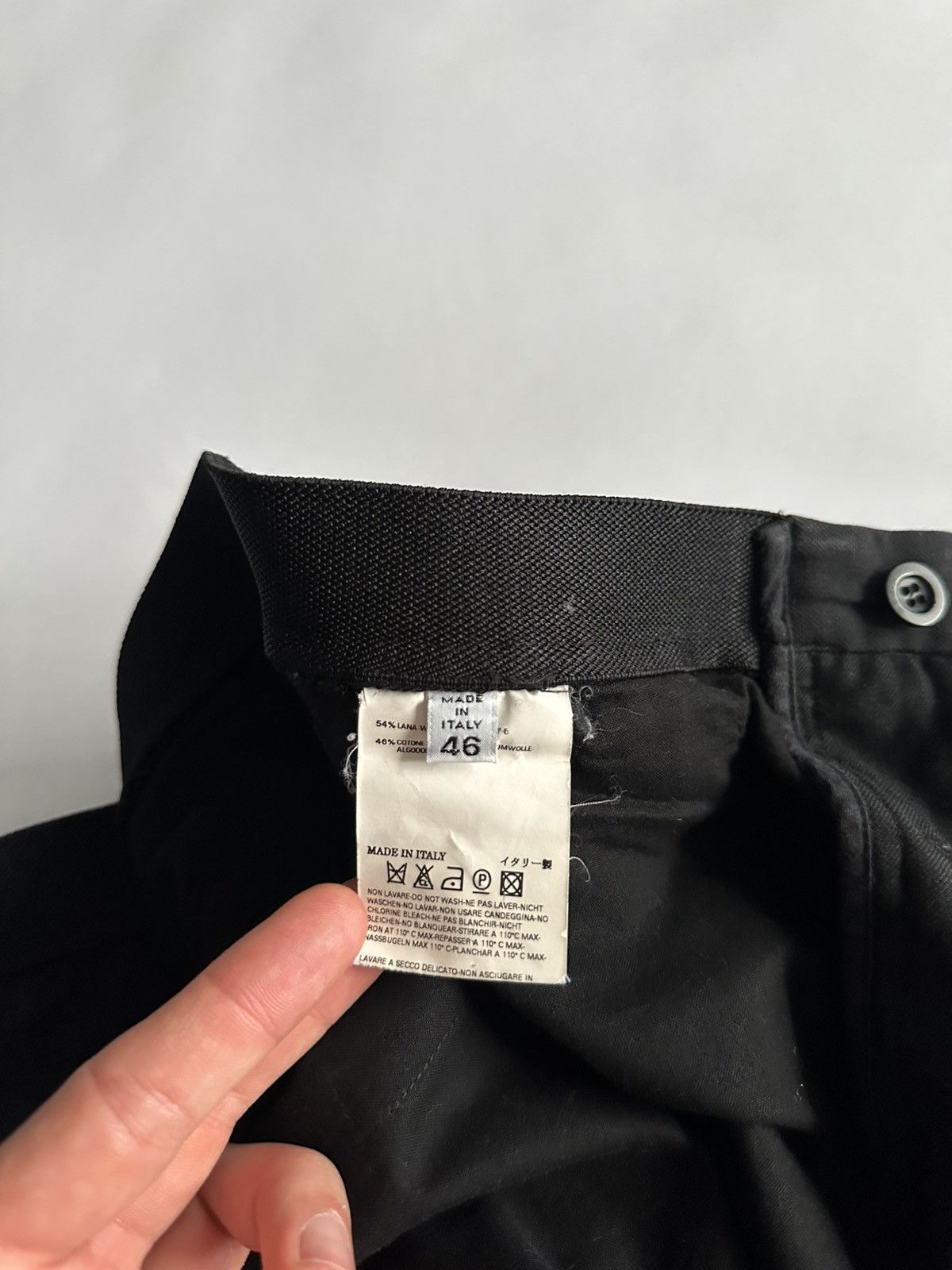 Maison Margiela Martin Margiela FW07 Pleated Wool Cotton Pants Size US 30 / EU 46 - 10 Thumbnail
