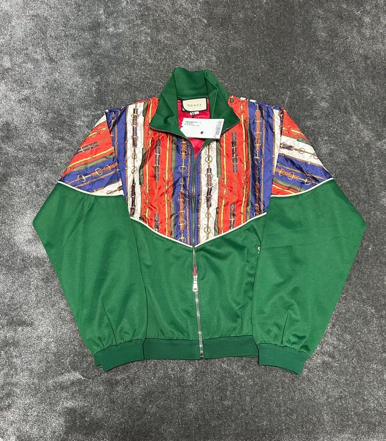 Gucci Gucci Horse buckle silk technology jacket Size US S / EU 44-46 / 1 - 1 Thumbnail