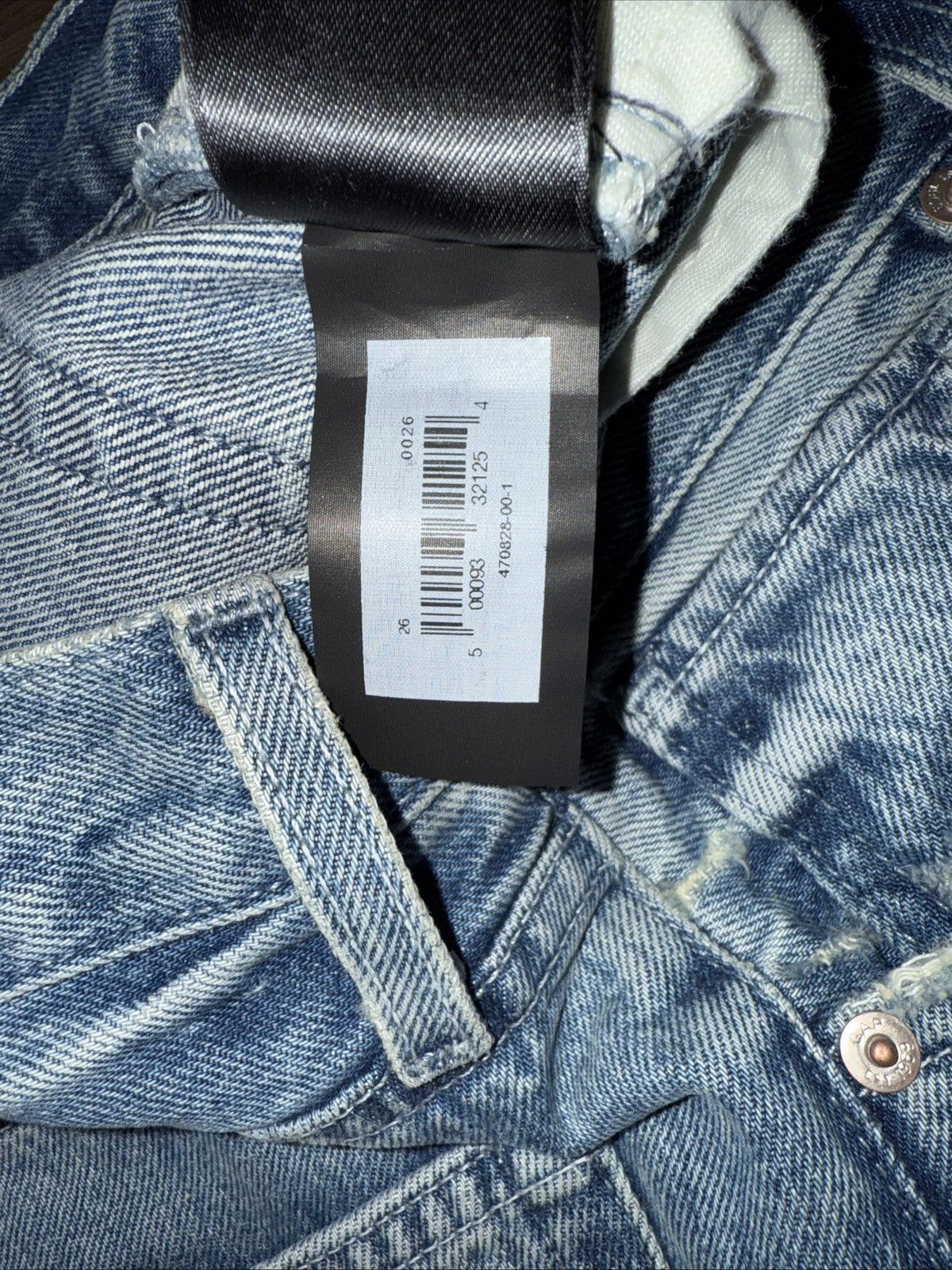 Balenciaga × Gap × Yeezy Yeezy Gap Balenciaga 45A 5 Pocket Denim Blue Size 26 Size US 26 / EU 42 - 6 Thumbnail