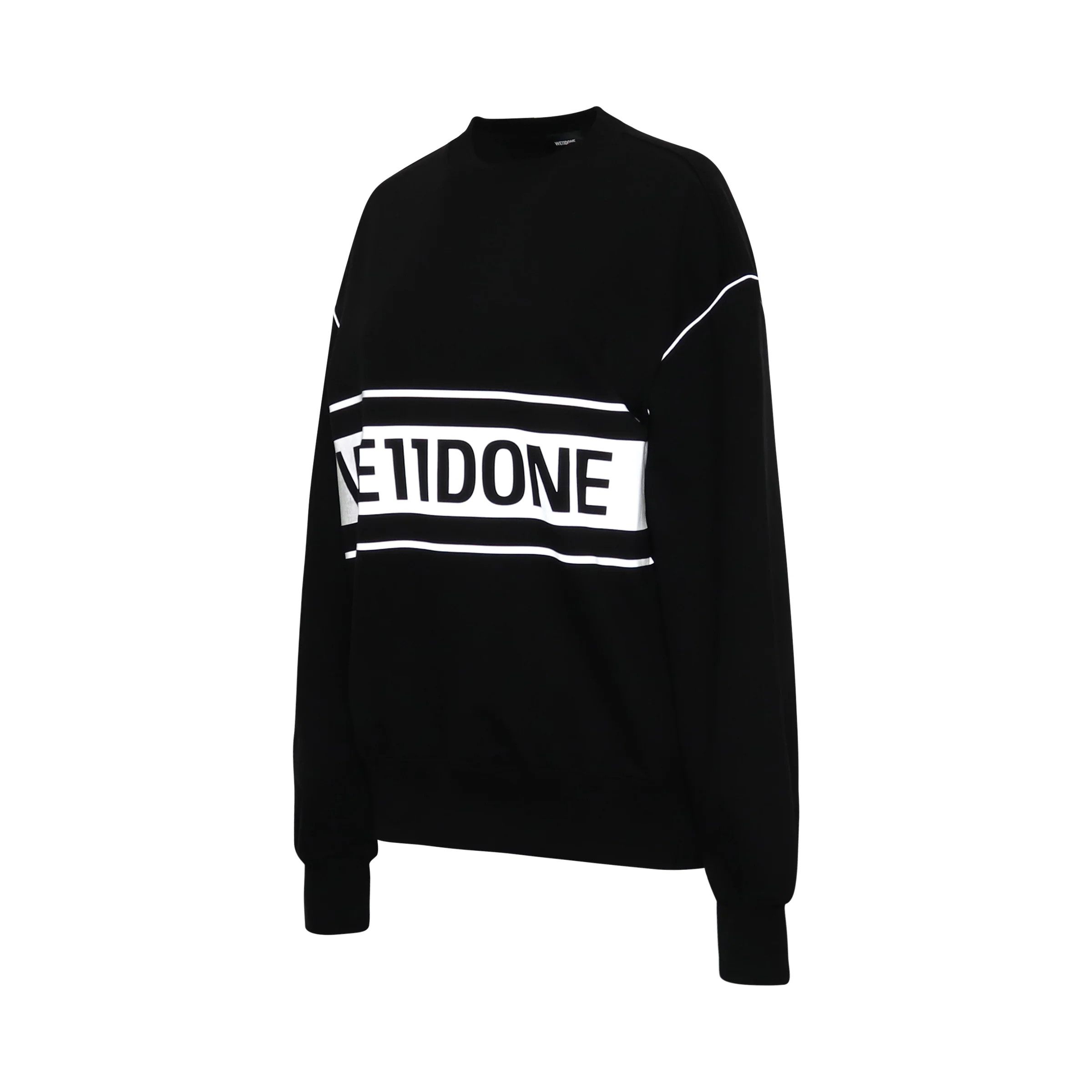 WE11DONE o1mris0824 Reflective Pullover in Black Size US S / EU 44-46 / 1 - 2 Thumbnail
