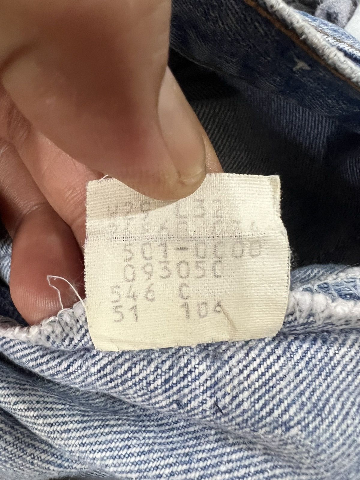 Levi's 🔥Vintage Levis 501 Distressed Denim Size US 28 / EU 44 - 17 Thumbnail