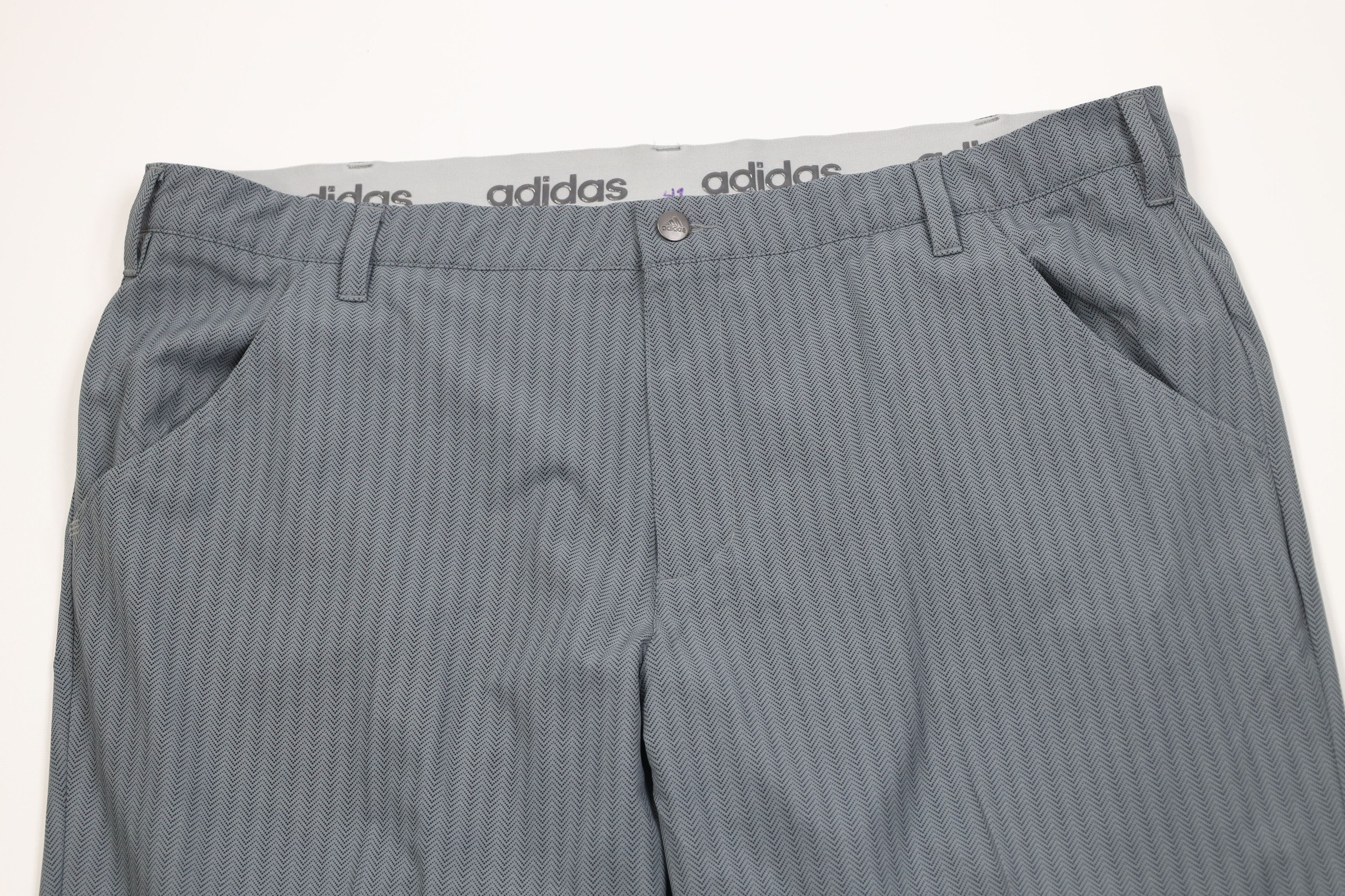 Adidas Adidas Golf Performance Herringbone Wide Leg Chino Pants Size US 42 / EU 58 - 2 Thumbnail