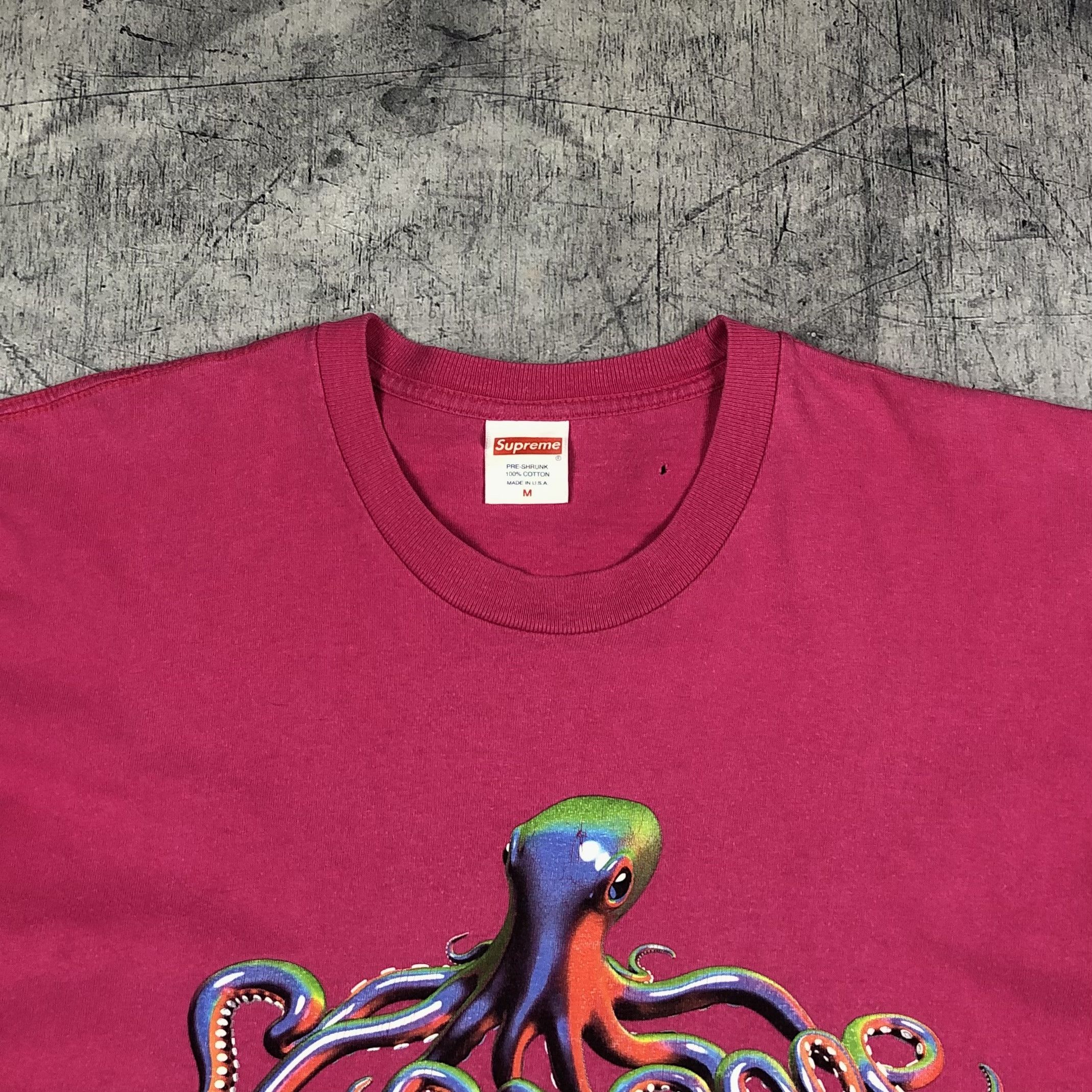 Supreme Y2K Supreme Tentacle Octopus Hot Pink Tee Size US M / EU 48-50 / 2 - 6 Thumbnail