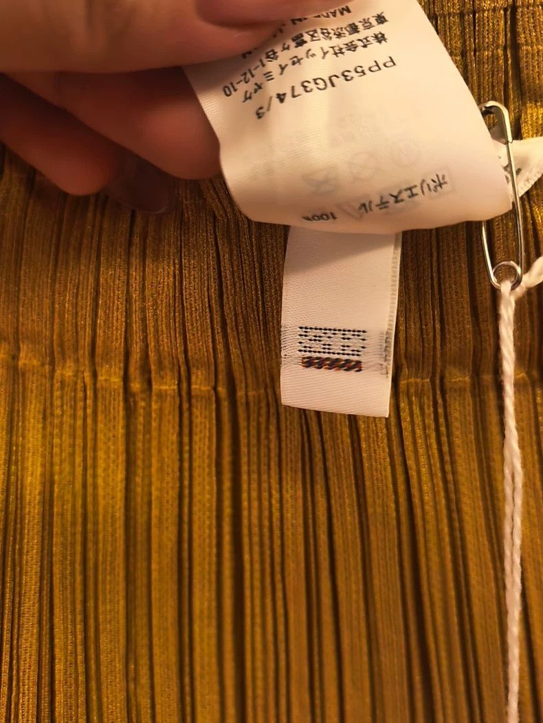 Issey Miyake Issey Miyake size:3 Ginger yellow pleated skirt Size XS / US 0-2 / IT 36-38 - 3 Thumbnail