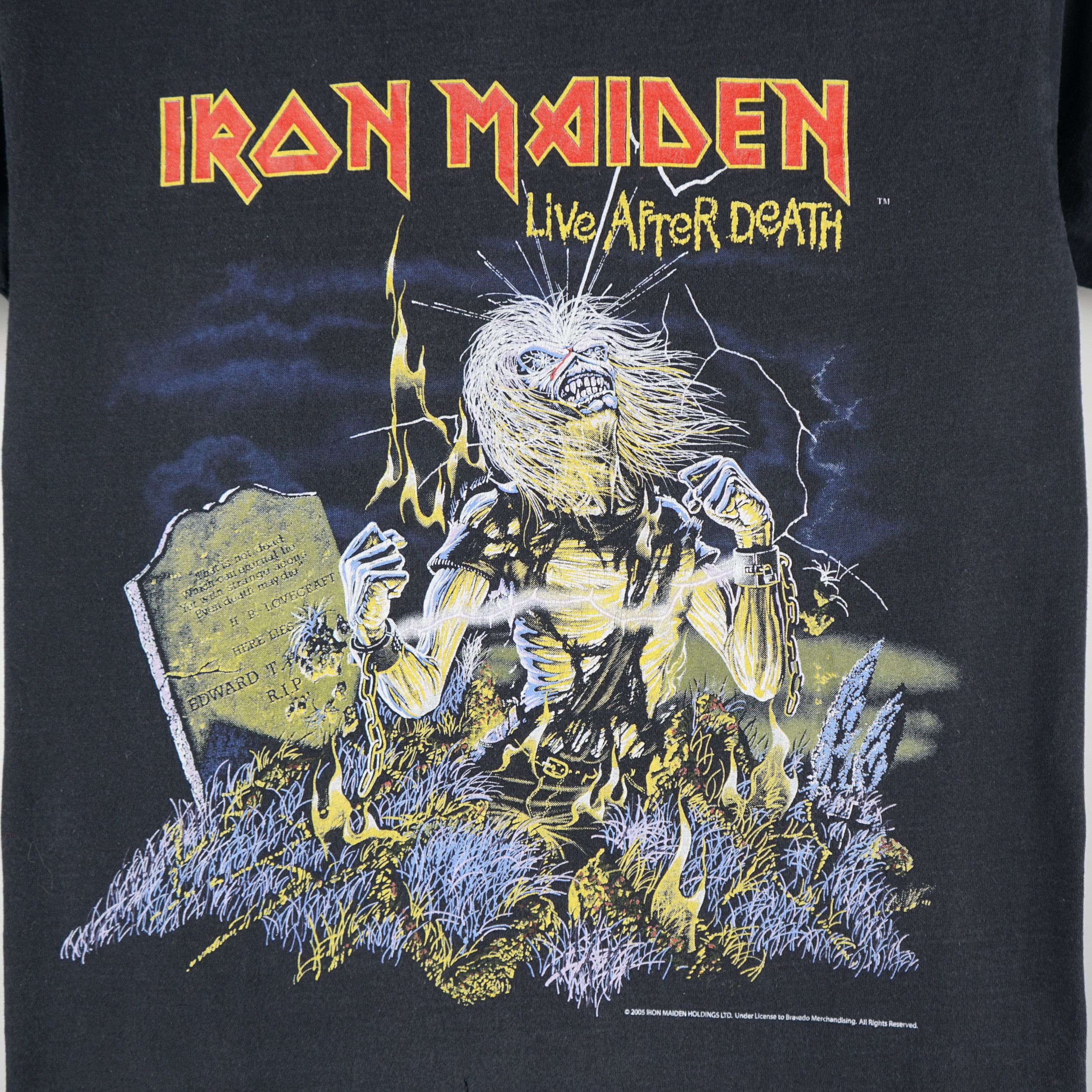 Band Tees × Vintage Vintage 2005 Iron Maiden T-Shirt Live After Death Size US S / EU 44-46 / 1 - 2 Thumbnail