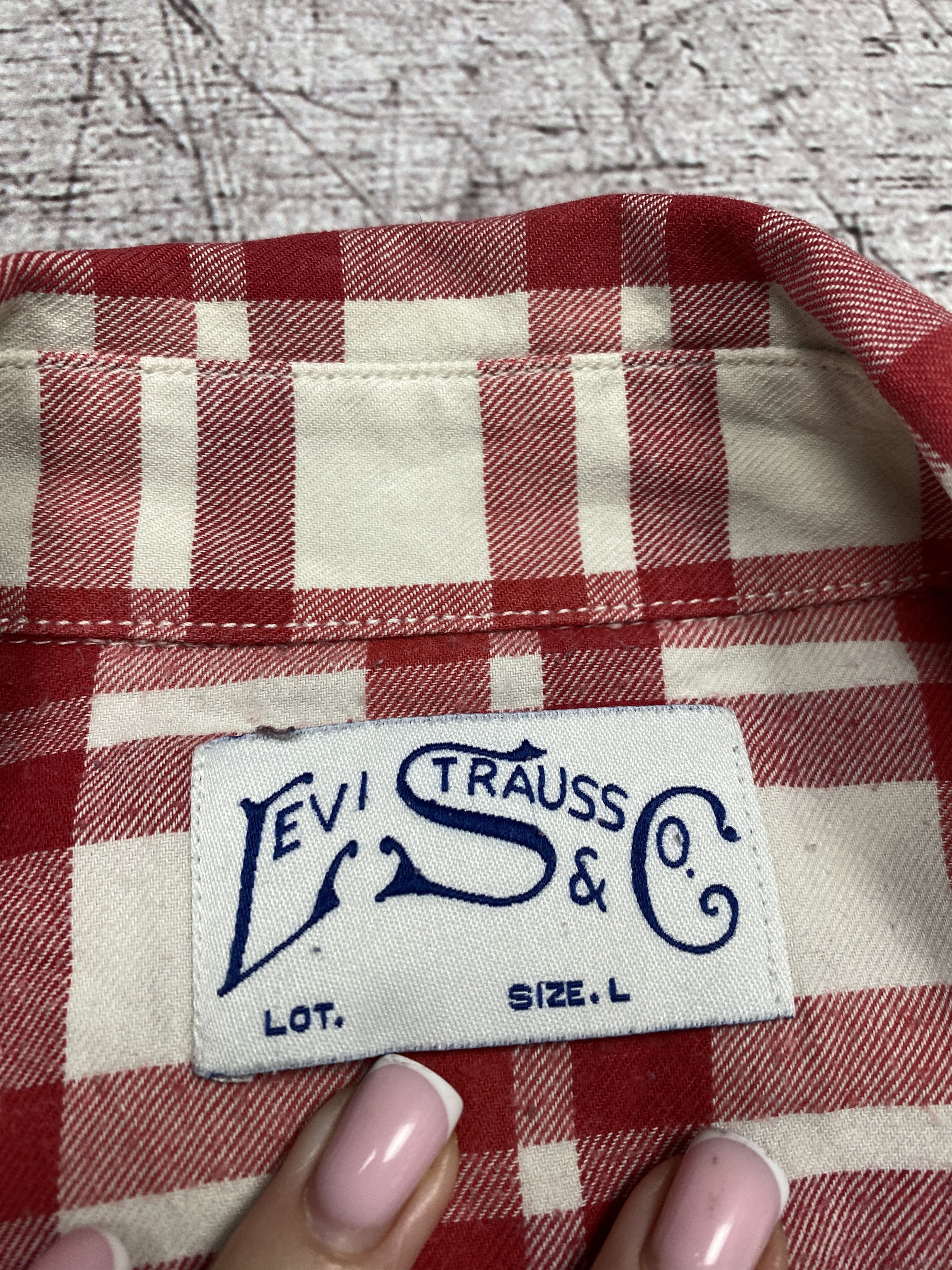 Flannel × Levi's × Levi's Vintage Clothing Levi's Vintage Mens Flannel Plaid Shirt Size US L / EU 52-54 / 3 - 4 Thumbnail