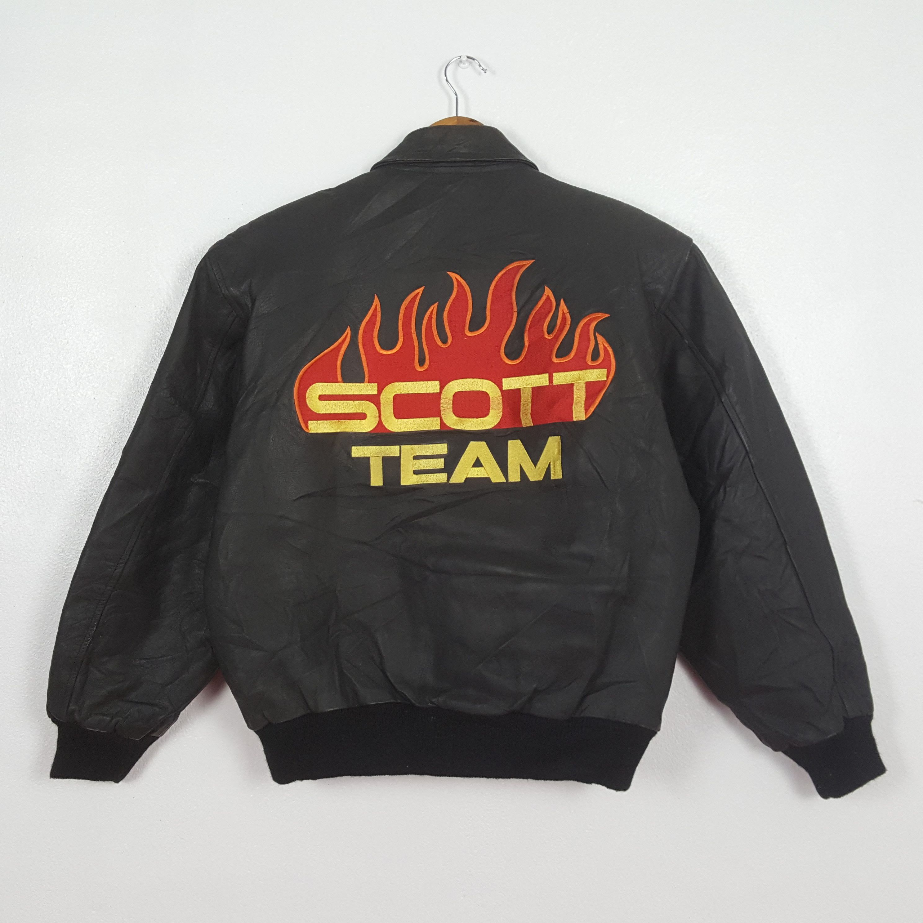 Japanese Brand Vintage Scott Team Motorsport Racing Jacket C305N6 Size US L / EU 52-54 / 3 - 1 Thumbnail